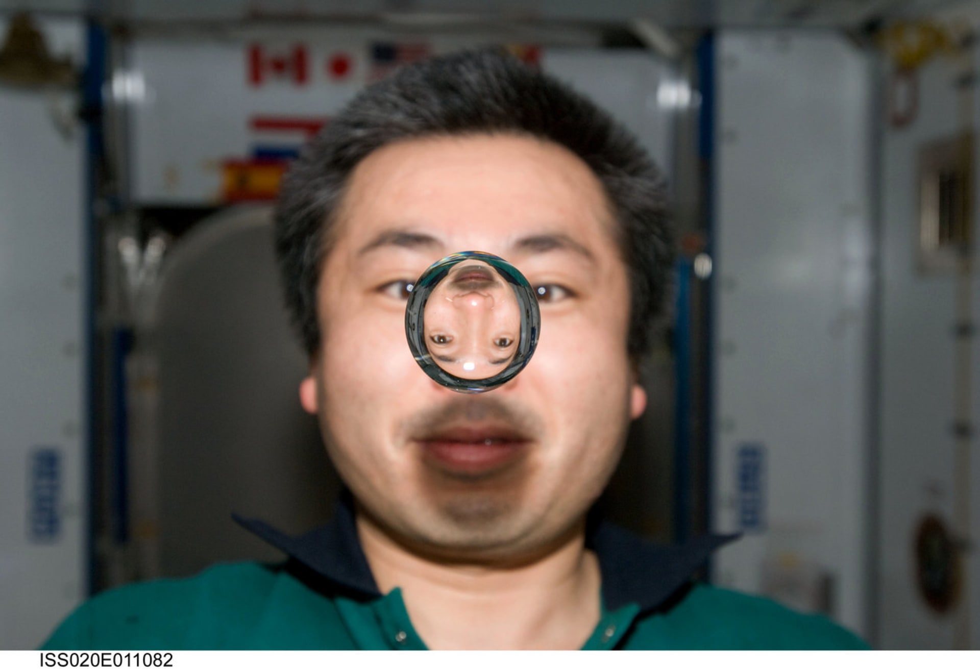 Japonský astronaut si pobyt na ISS užil...
