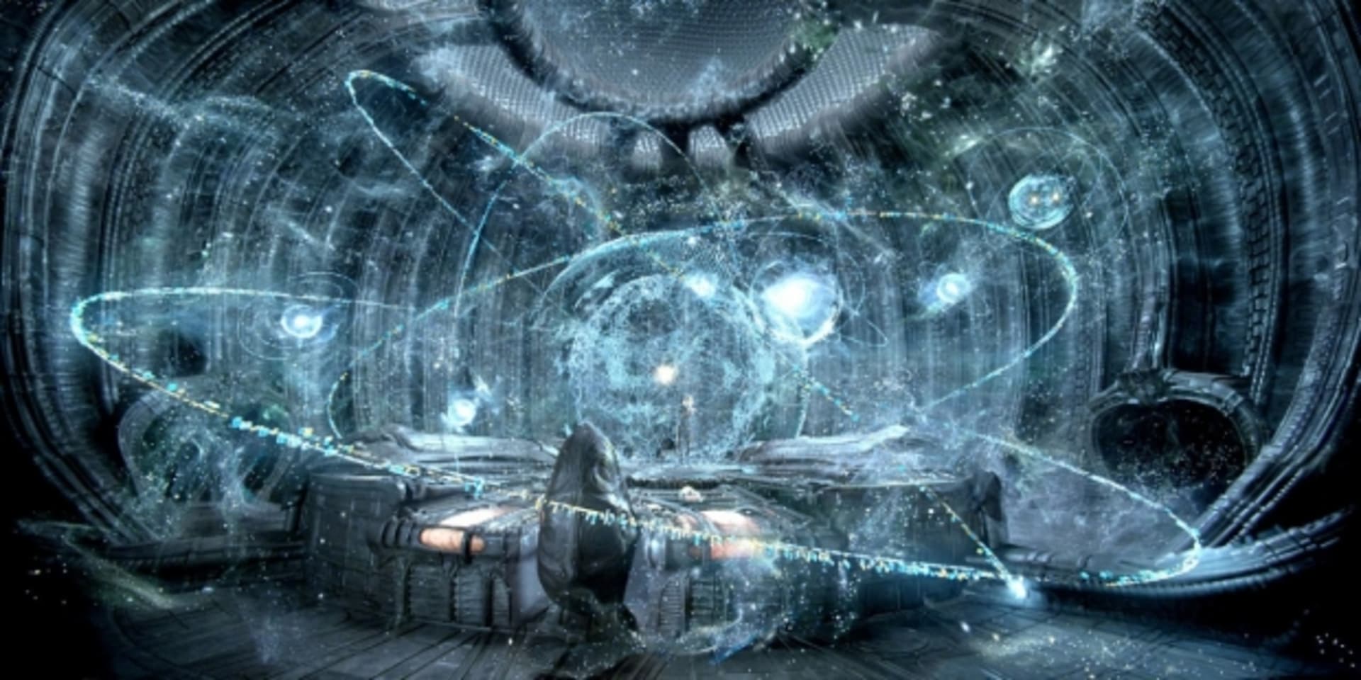 3D mapa vesmíru z filmu Prometheus