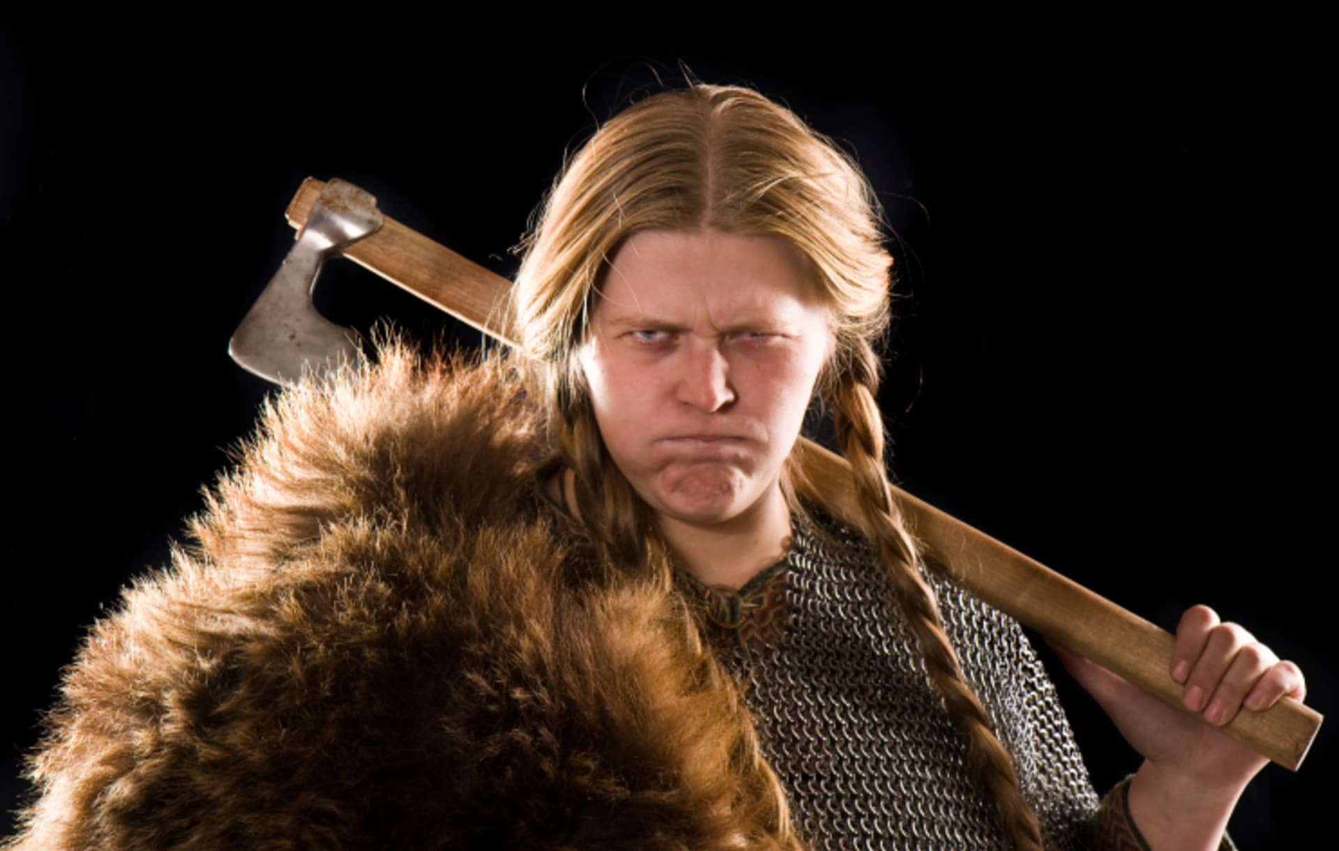 Blonďatý viking