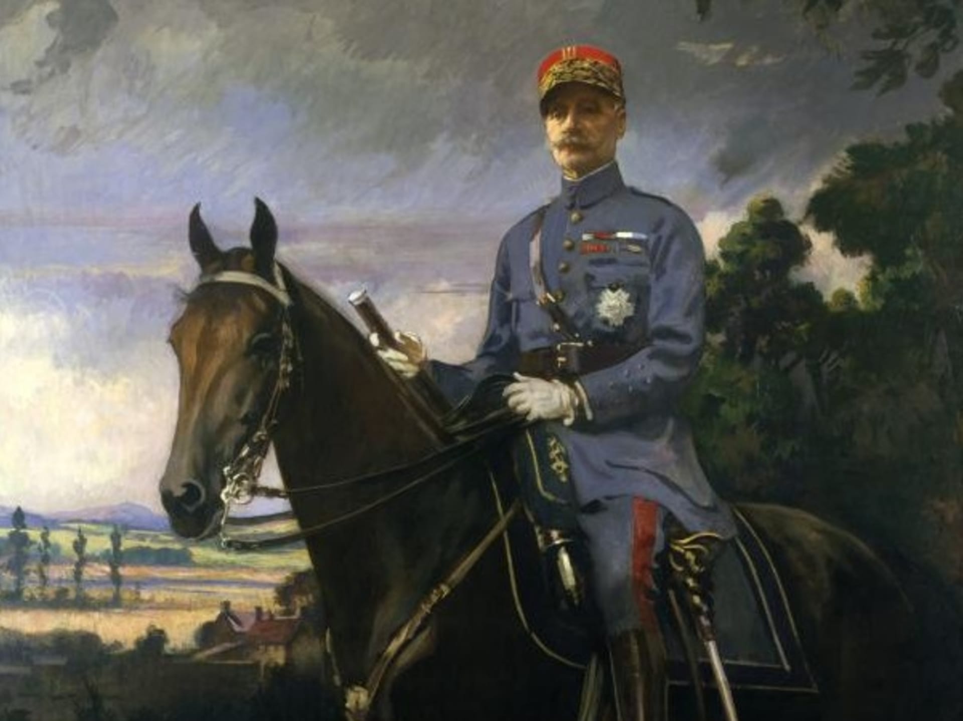 Německou jarní ofenzívu pomohl zastavit maršál Ferdinand Foch