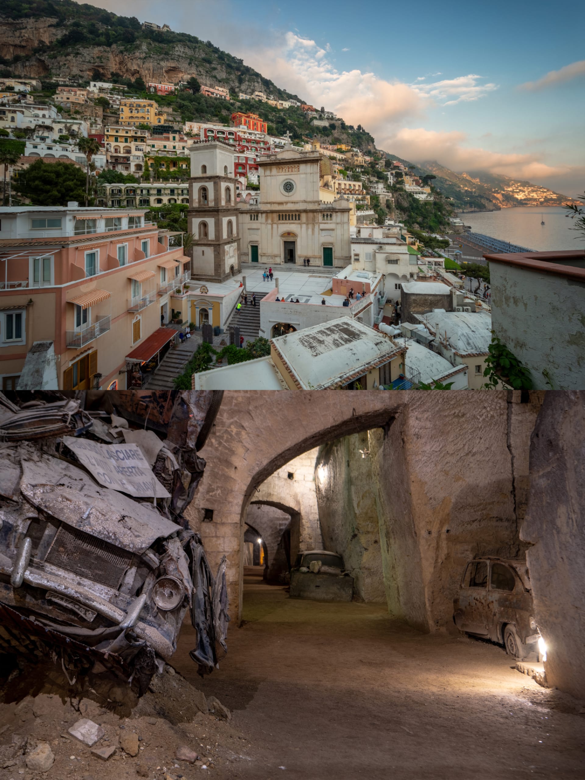 Podzemí malebné neapolské oblasti 