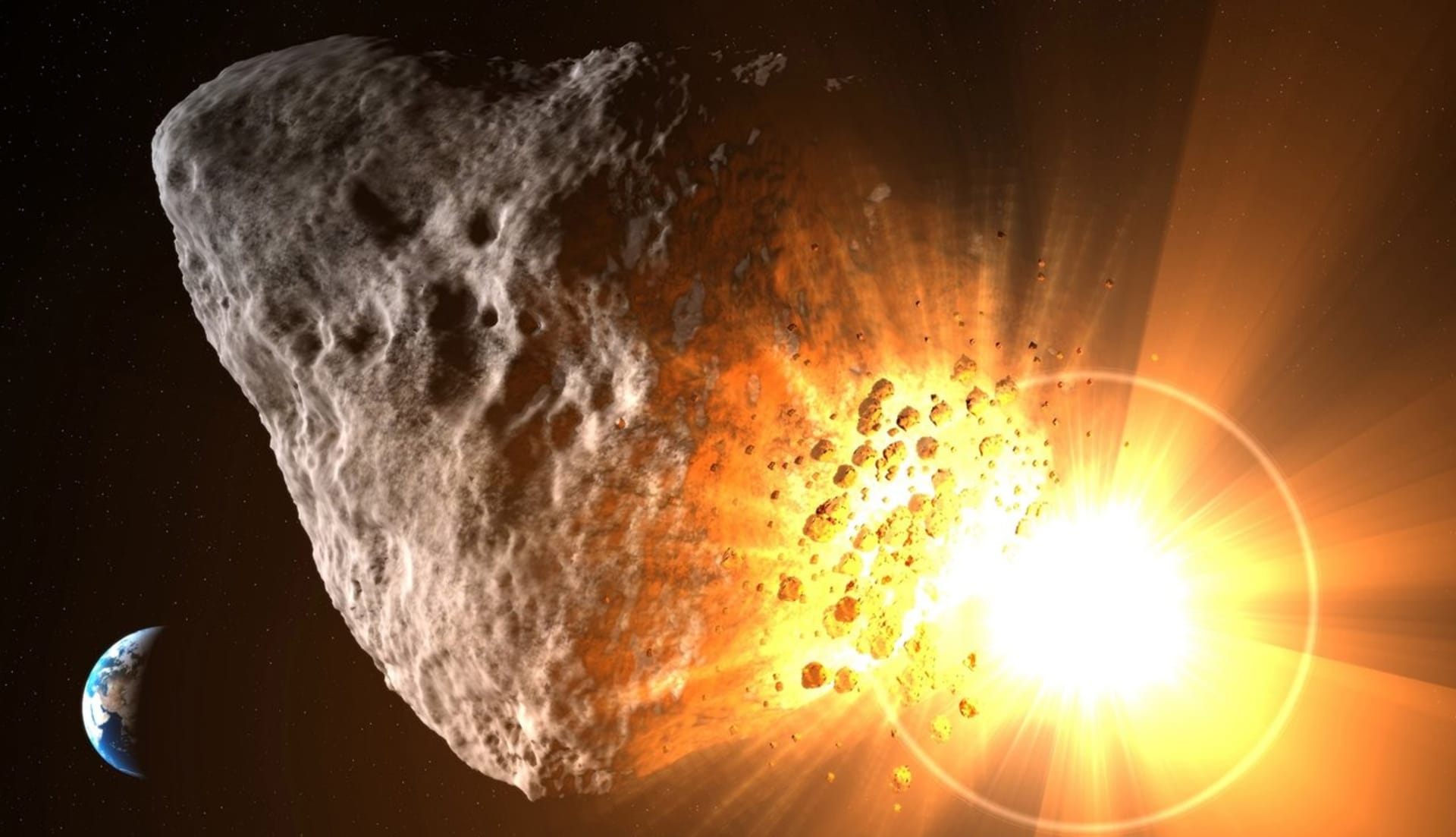 Atomovkou na asteroid