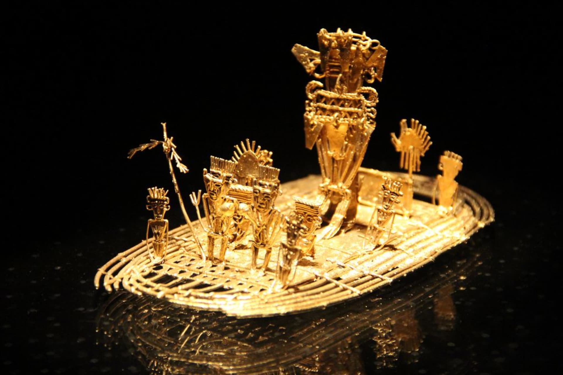 Zlatý vor - muzeum zlata v Bogotě