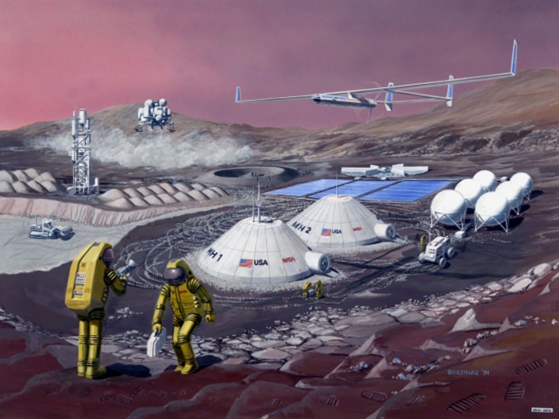 Základna NASA na Marsu