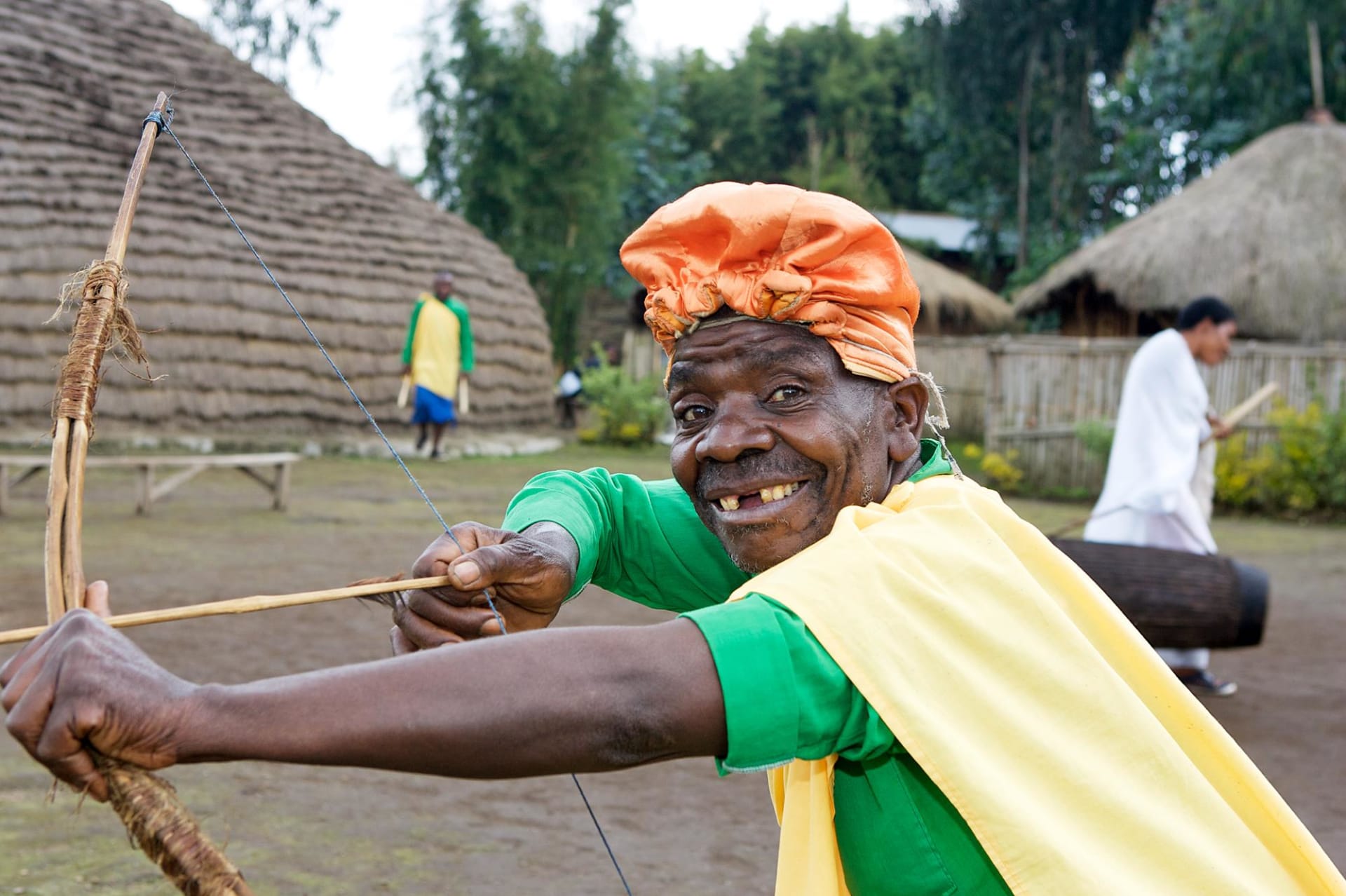 Uganda domorodá vesnice