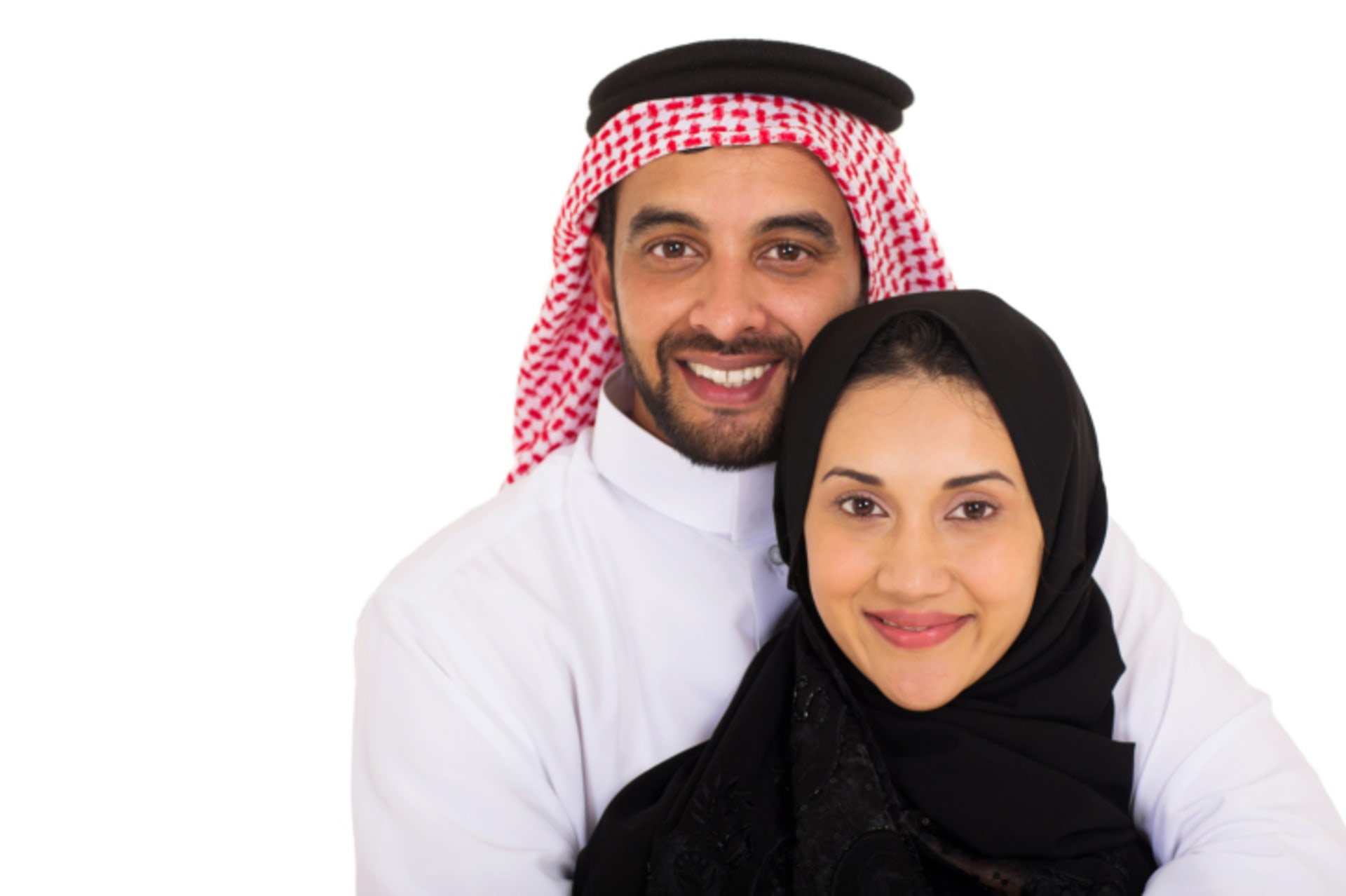 Šťastná muslimská rodina