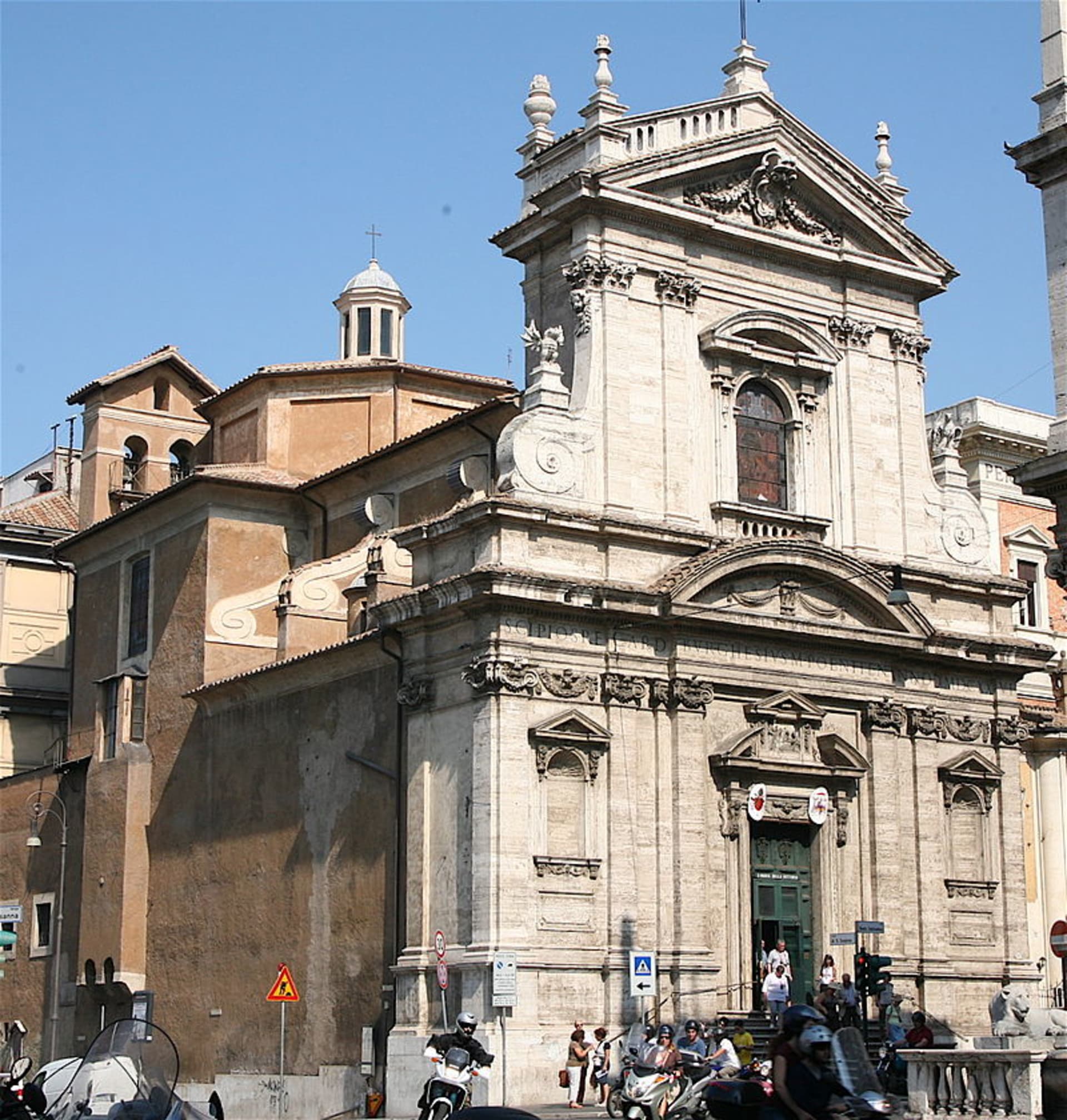 Římský kostel Santa Maria della Vittoria