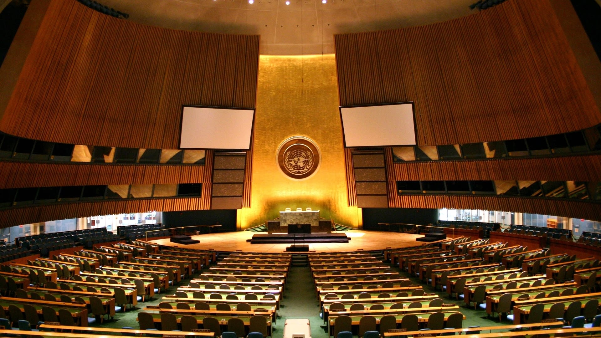 Tady zasedá OSN