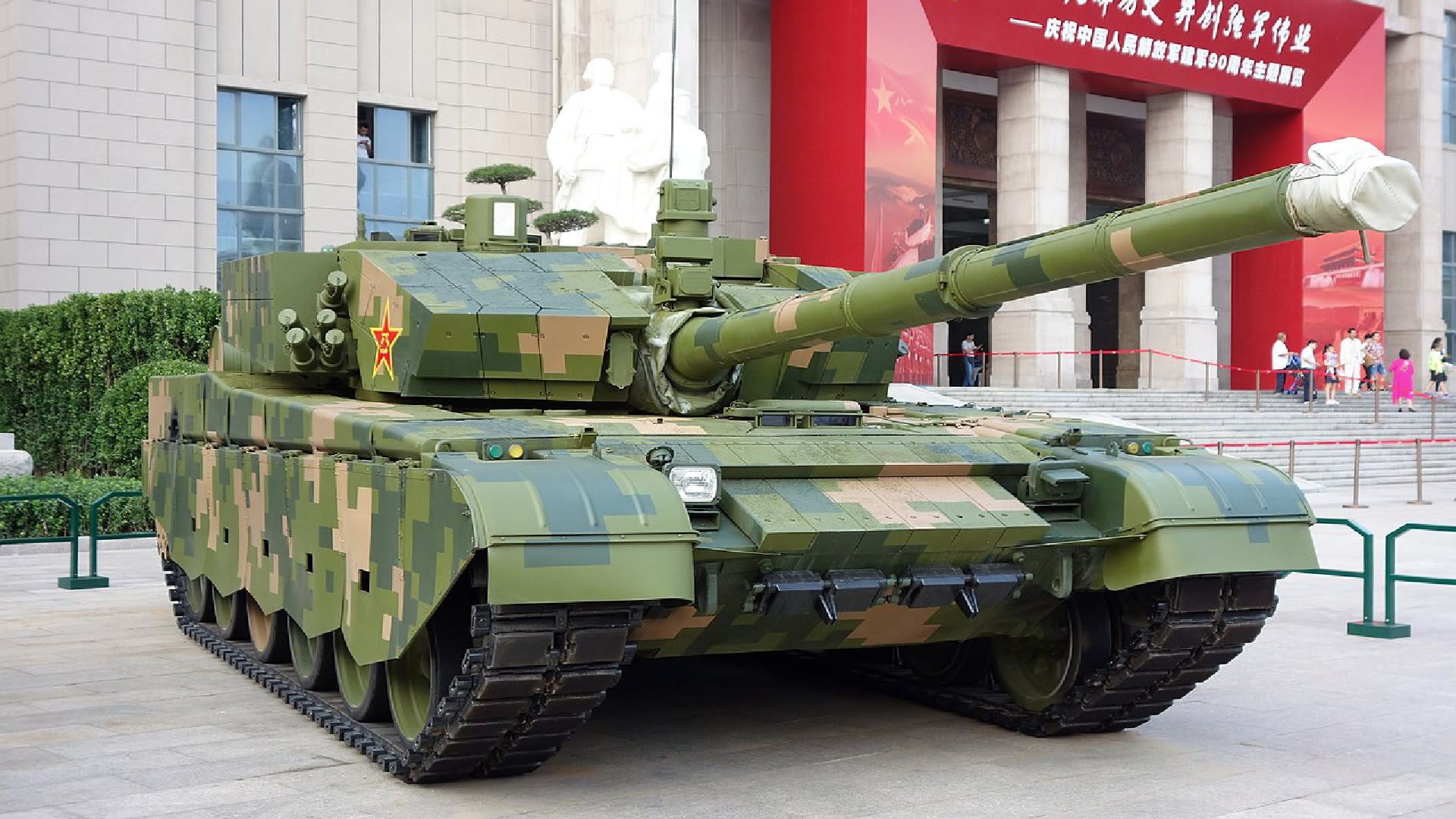 Typ 99A  - jeden z hlavních tanků čínské lidové armády