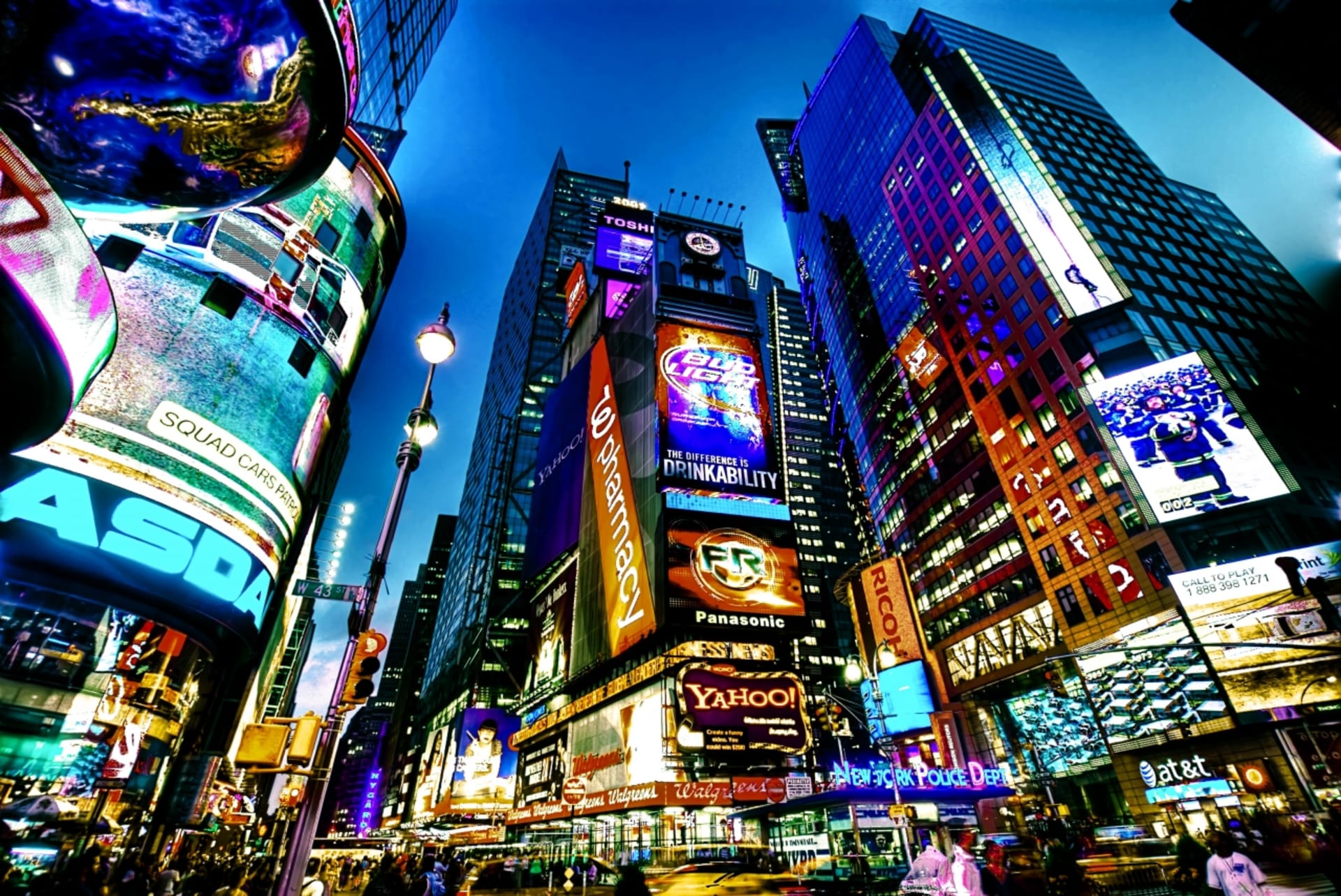 Nejkrásnější místa USA - Times Square