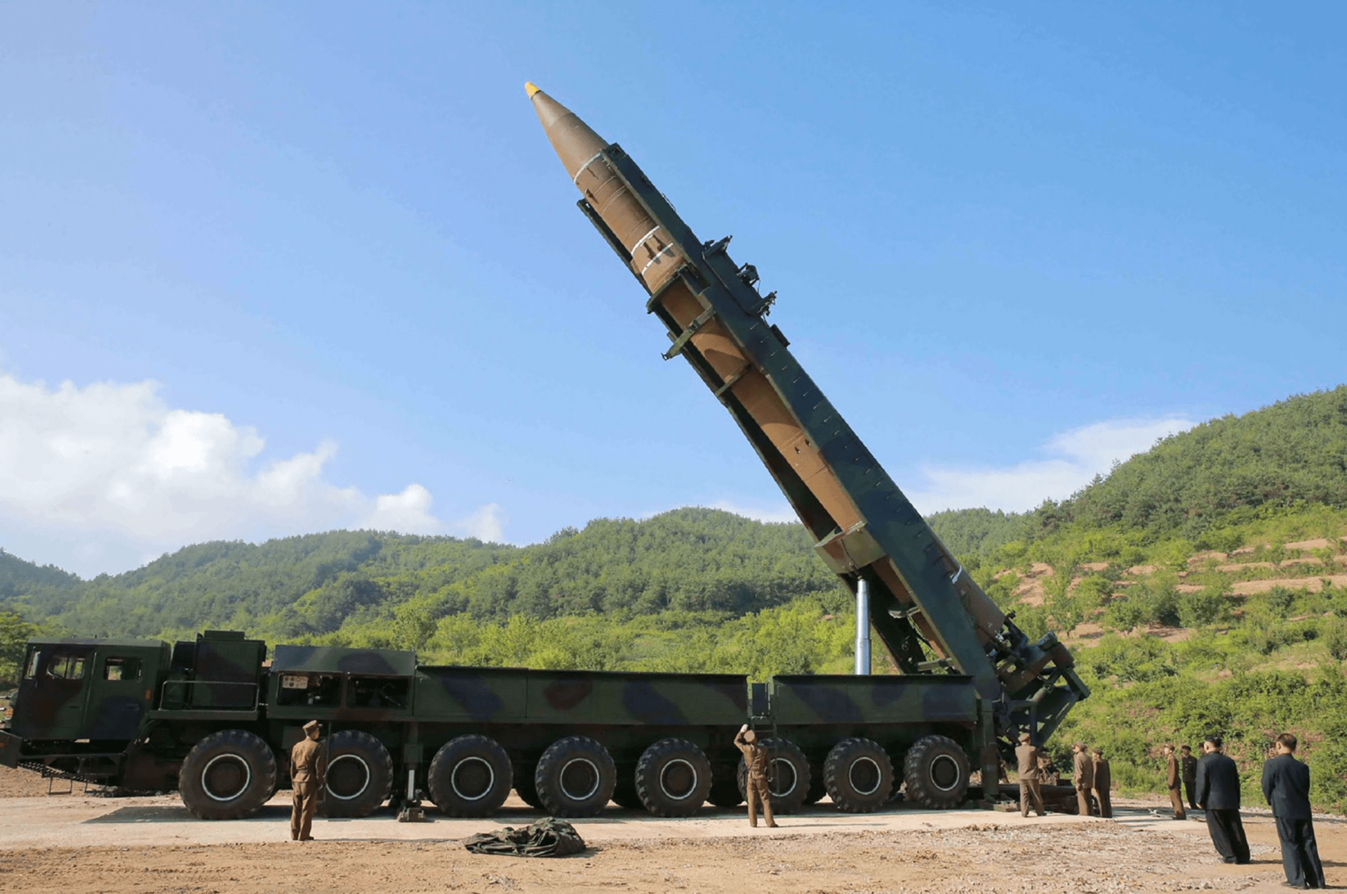 Severohorejská raketa Hwasong 14