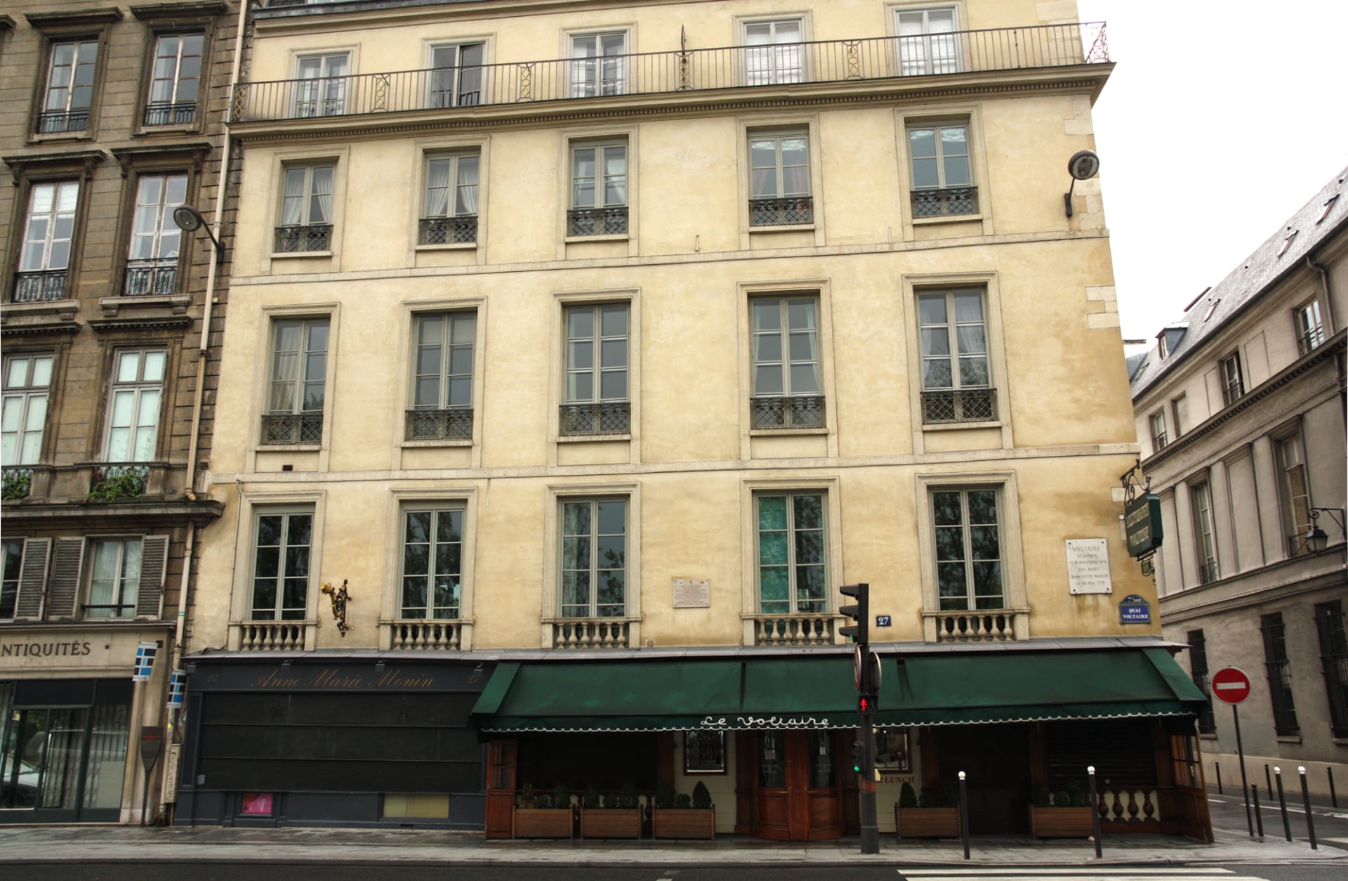 Voltaire zemřel v tomto pařížském domě
