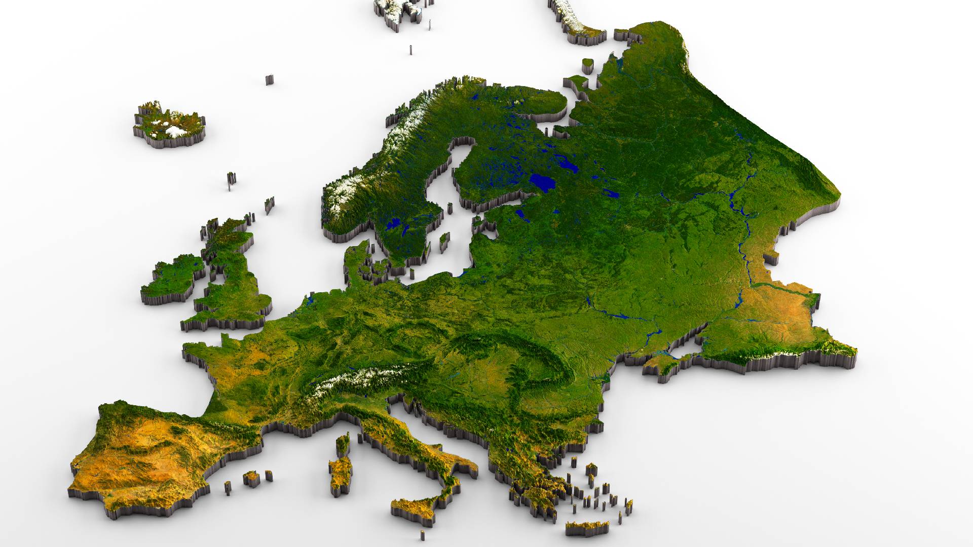 Politické hranice Evropy se na rozdíl od těch zeměpisných ve 20. století neustále měnily
