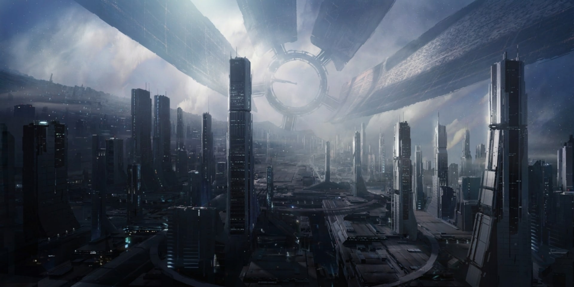 Vesmírné město ve hře Mass Effect