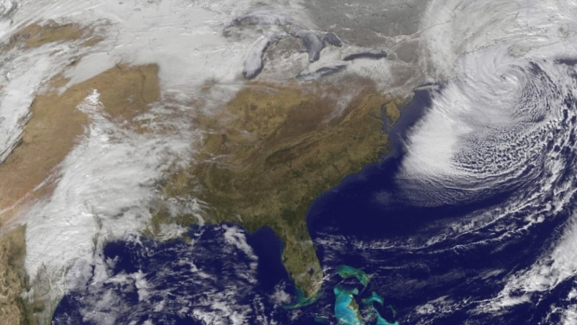 Družice NASA zachytily na začátku února vznik velké bouře, která později  zasáhla sever USA.