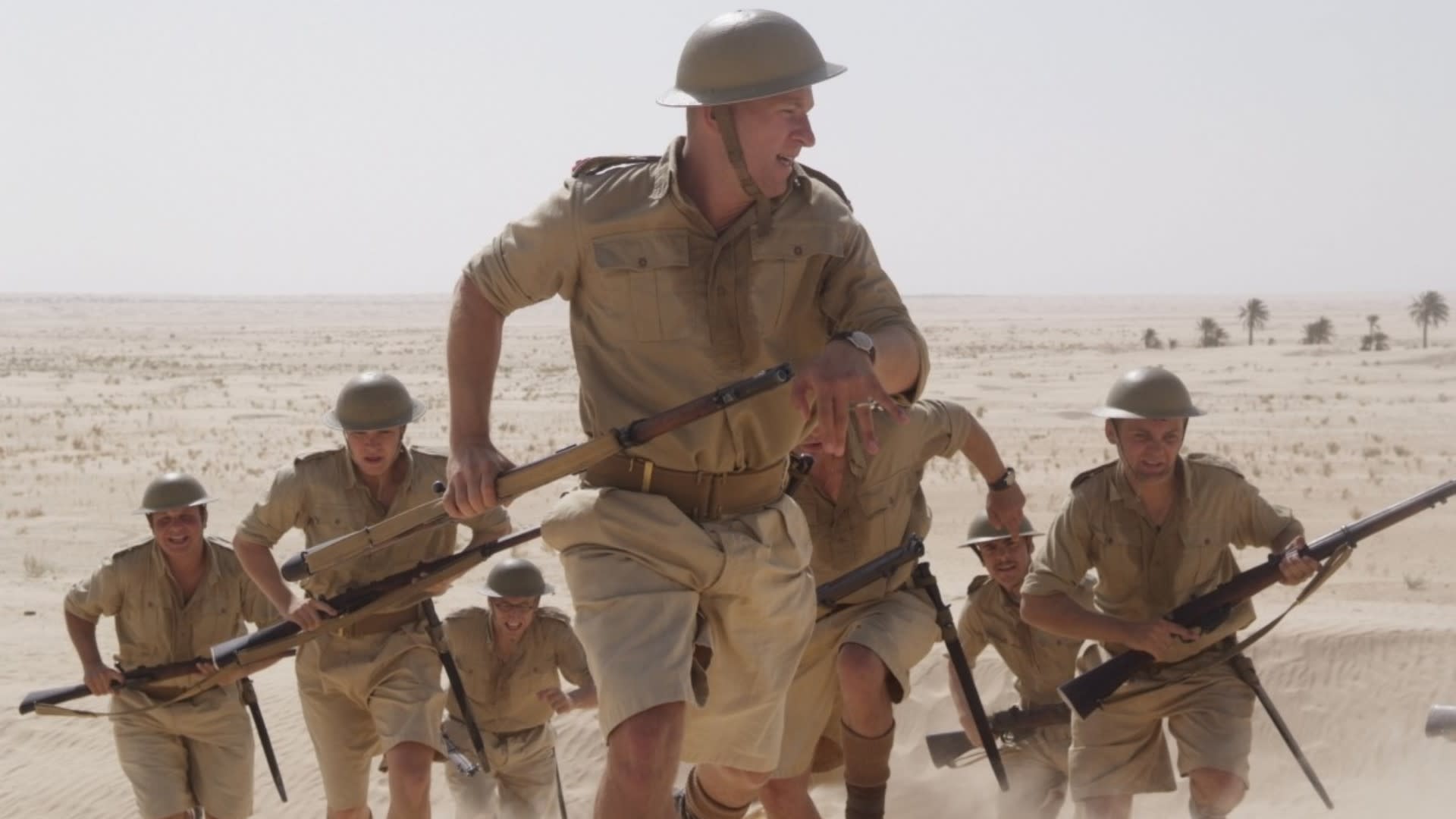 Fotka z českého válečného filmu Tobruk