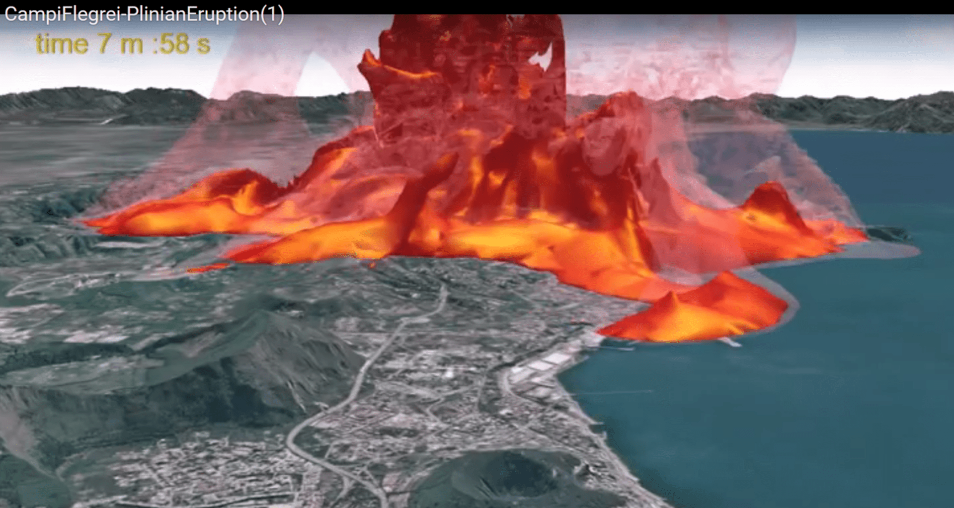 Campi Flegrei - erupce plinijského typu
