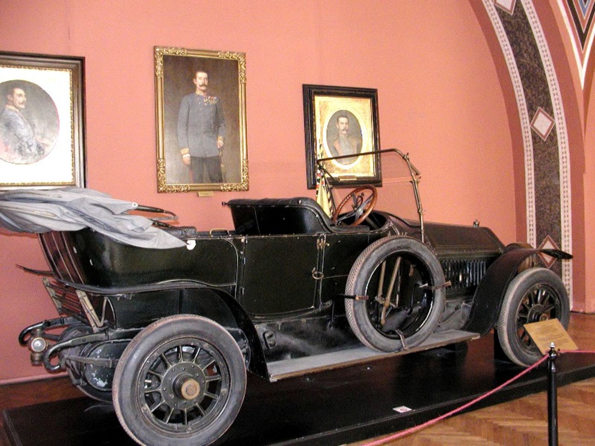 Auto, ve kterém jel František Ferdinand d’Este v době atentátu