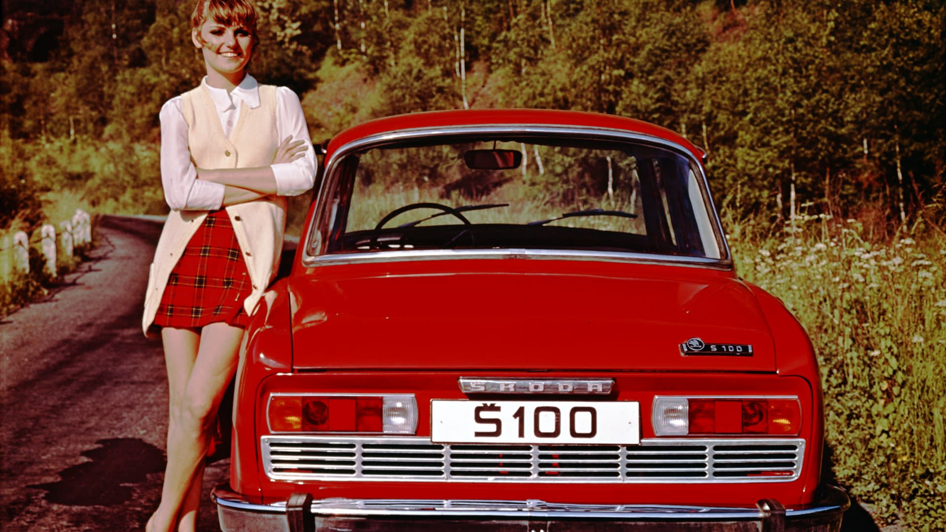 I legendární Škoda 100 se stala hvězdou stříbrného plátna.