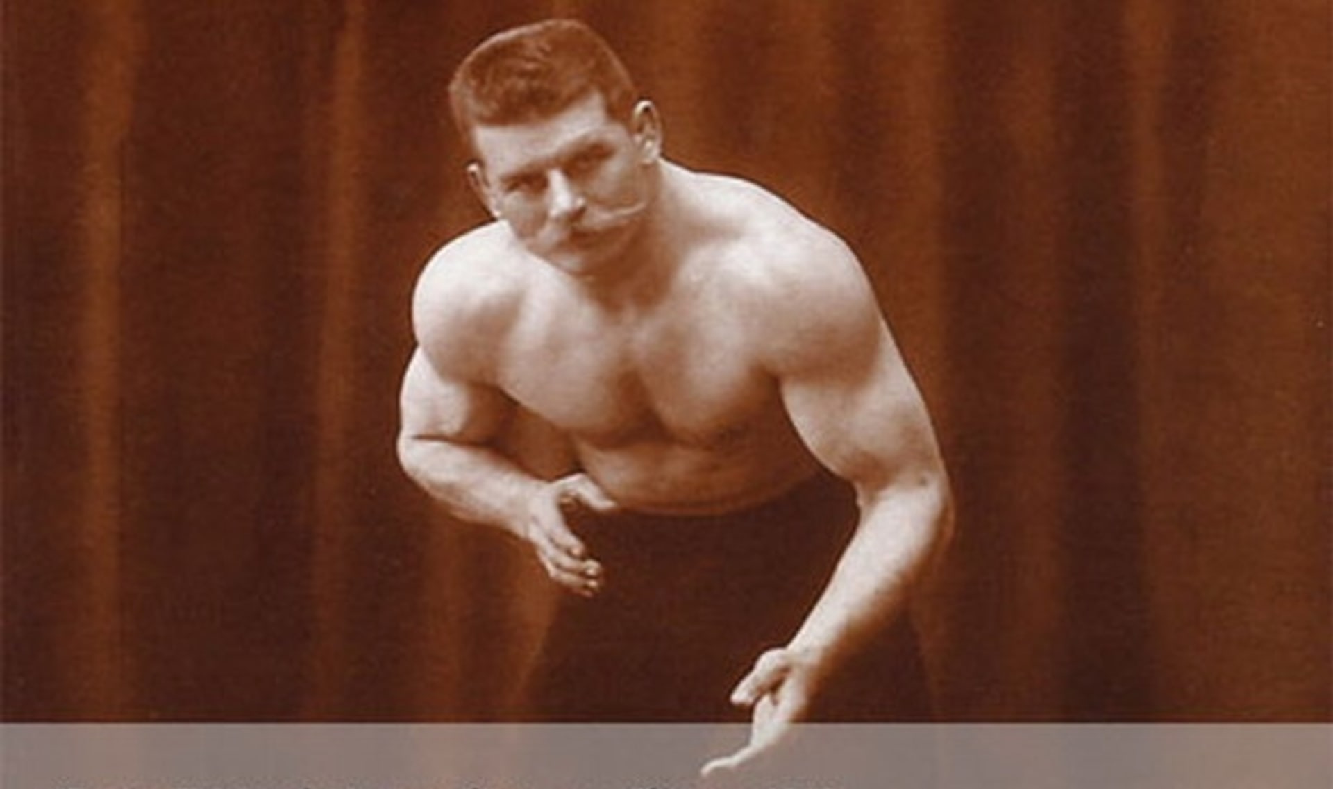 Gustav Frištenský v době, kdy zápasil v USA.