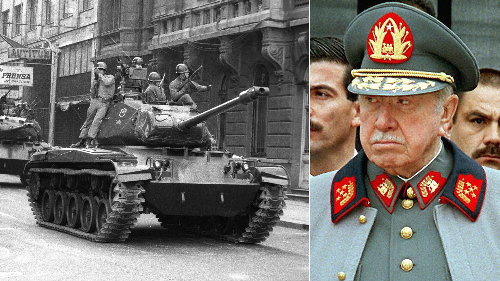Augusto Pinochet provedl v roce 1973 brutální vojenský puč