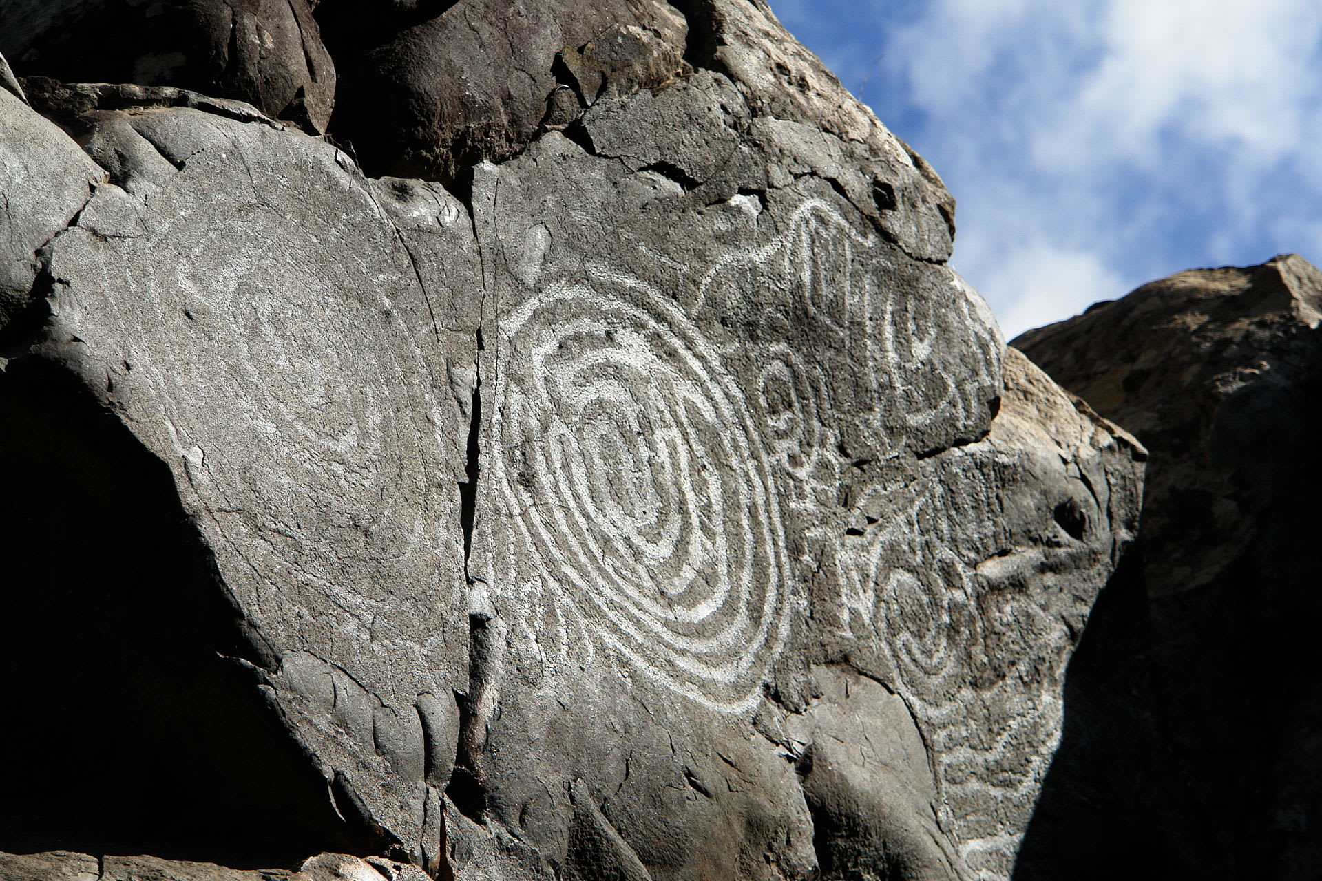 Petroglyf z kanárských ostrovů