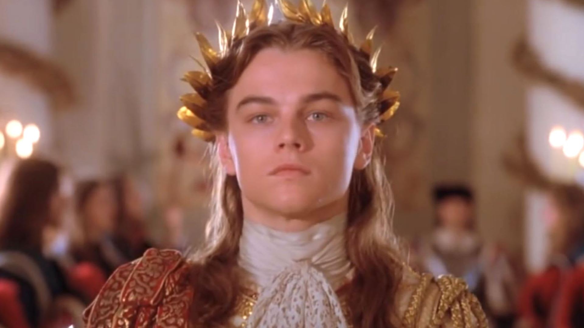 Leonardo DiCaprio jako Ludvík XIV. ve filmu Muž se železnou maskou