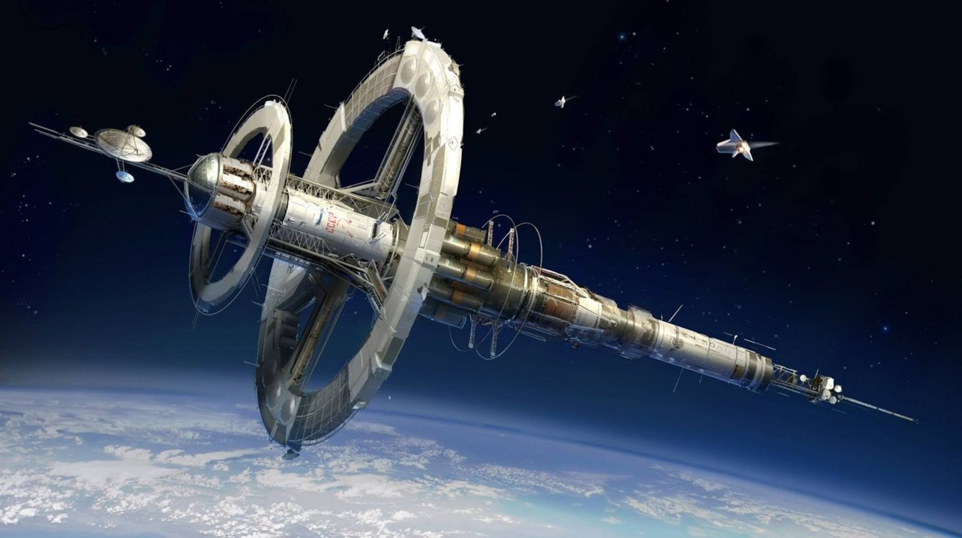 Ruská futursistická vesmírná stanice