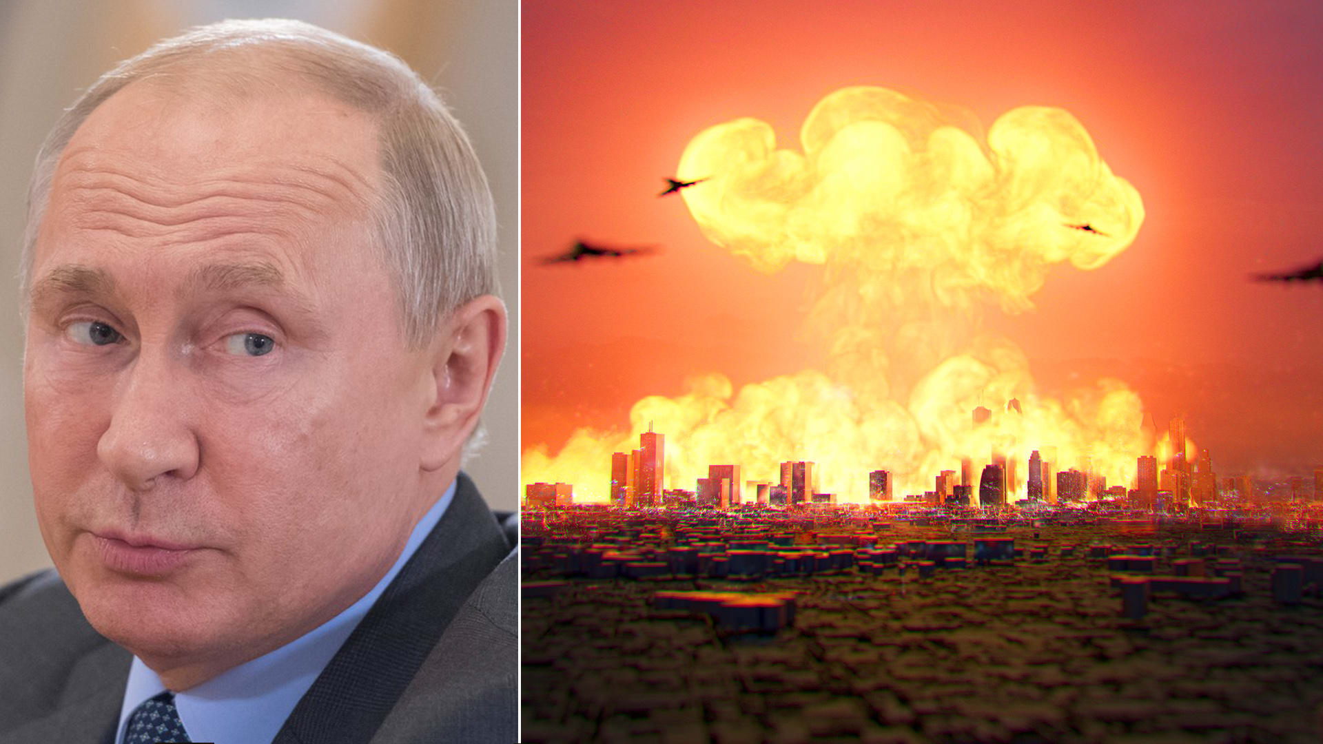 Vladimir Putin vyhrožuje jadernými zbraněmi