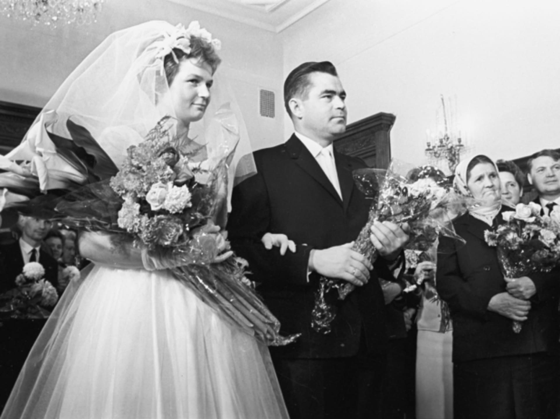 Valentina Těreškovová, svatba 