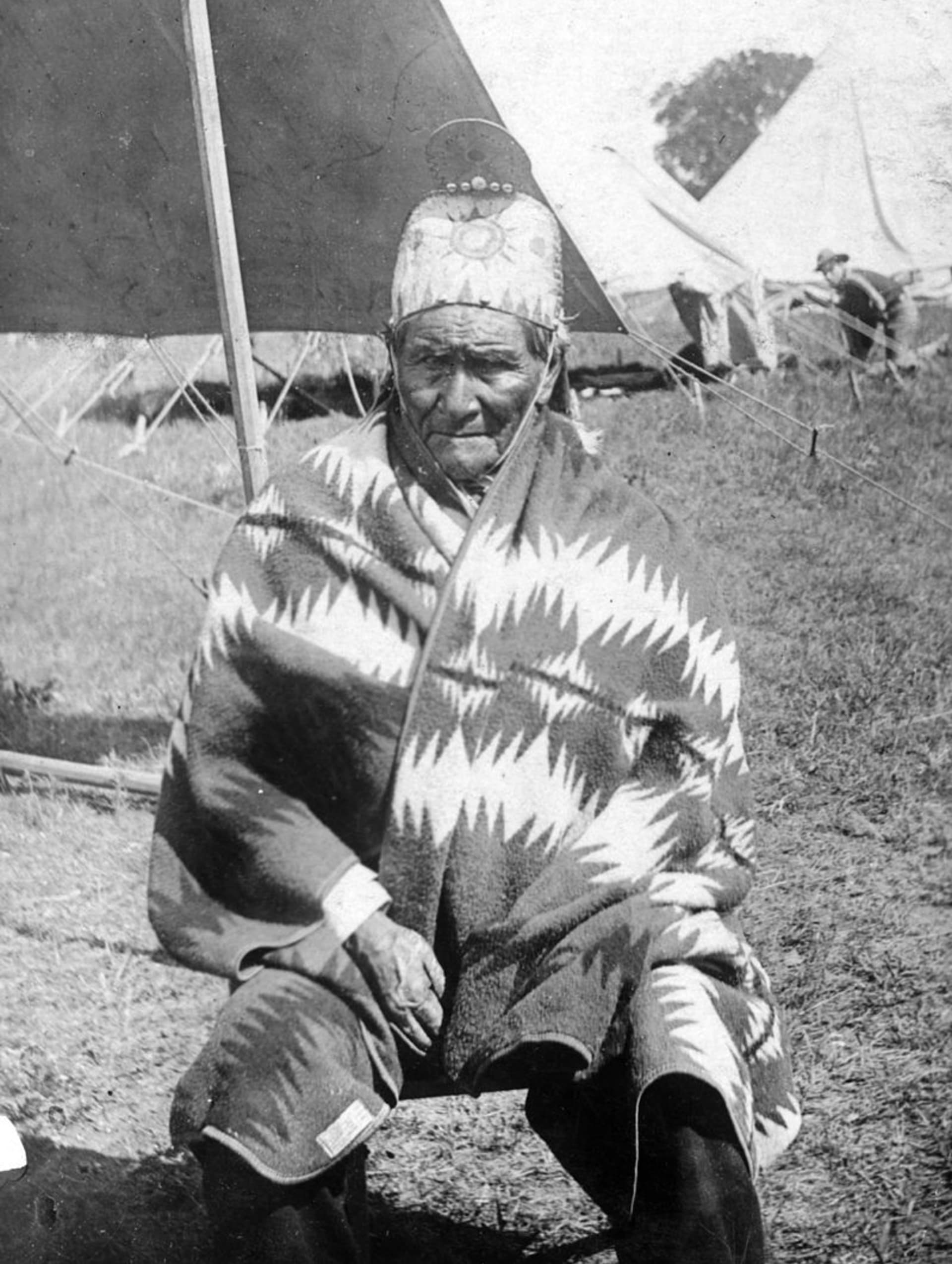 Geronimo jako zajatec amerických vojáků