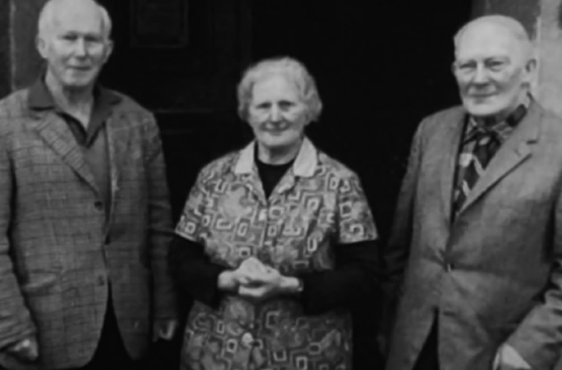 Sourozenci Bienertovi - zleva František, Alžběta a Eduard