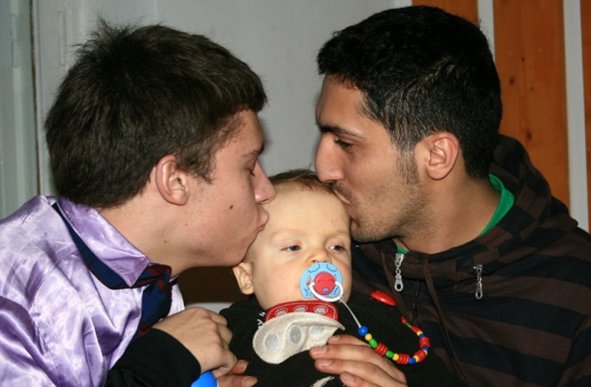 Homosexuální pár s dítětem