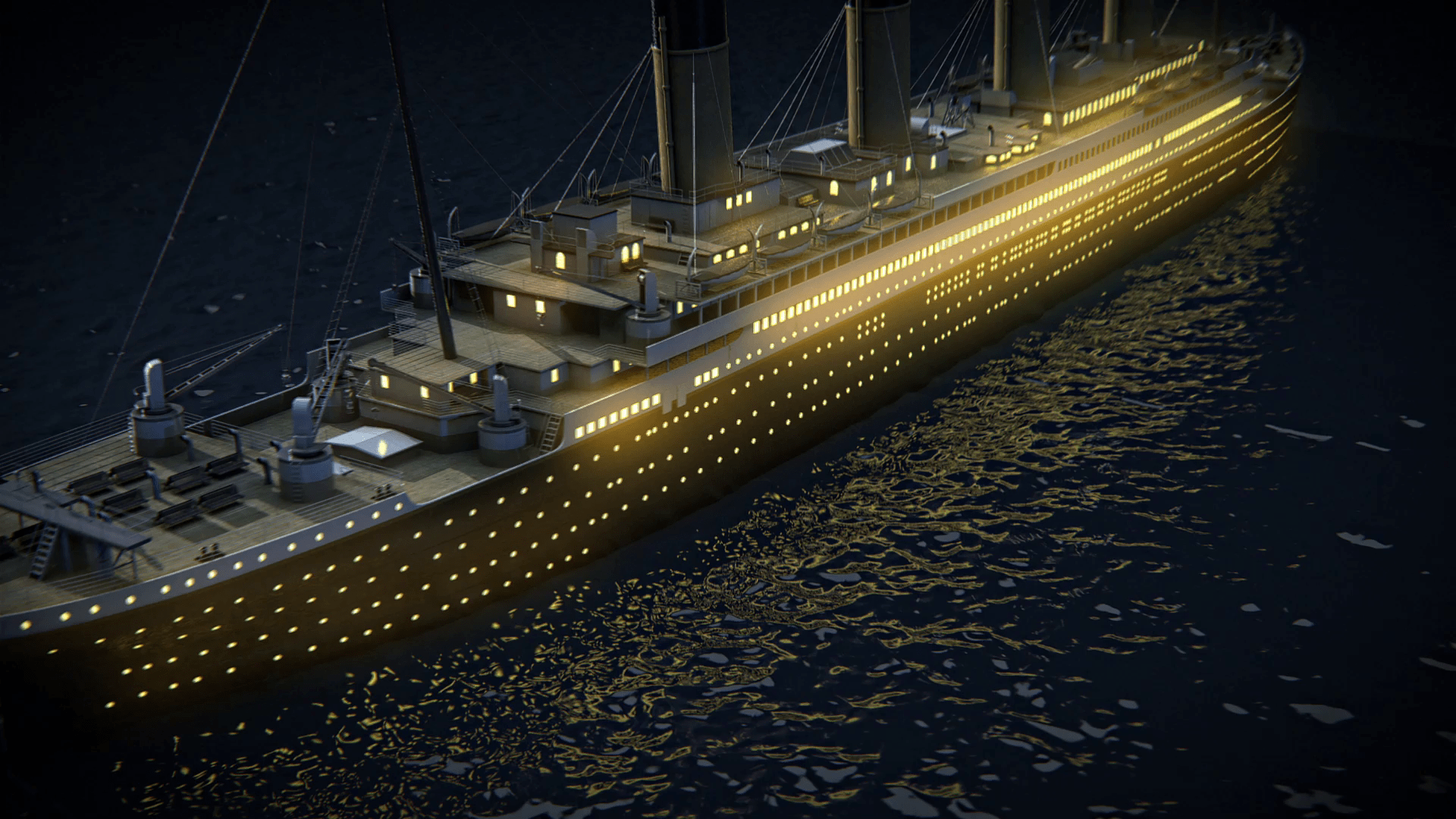 Titanic - osvětlení