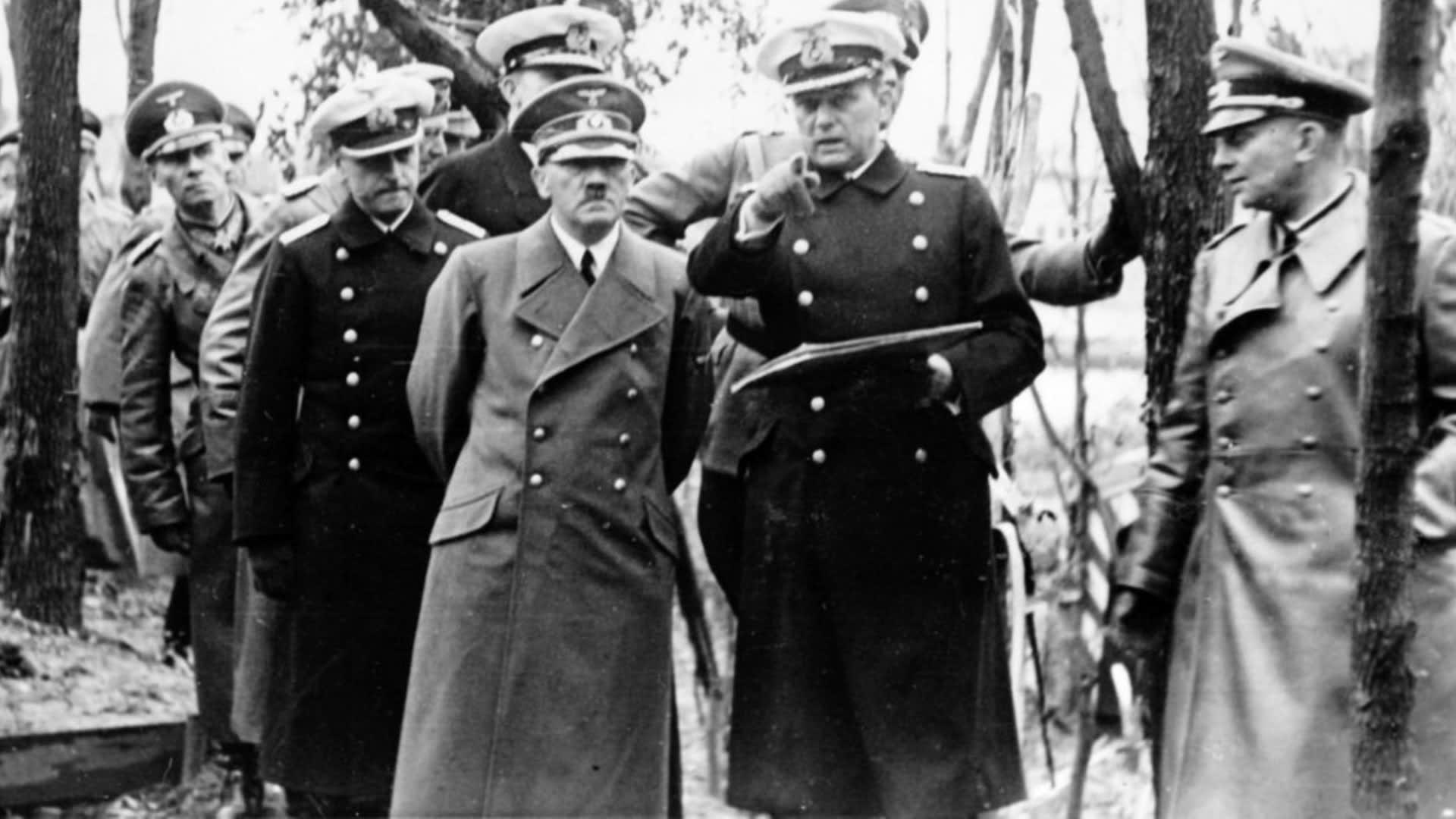 Adolf Hitler v září 1939 v Polsku