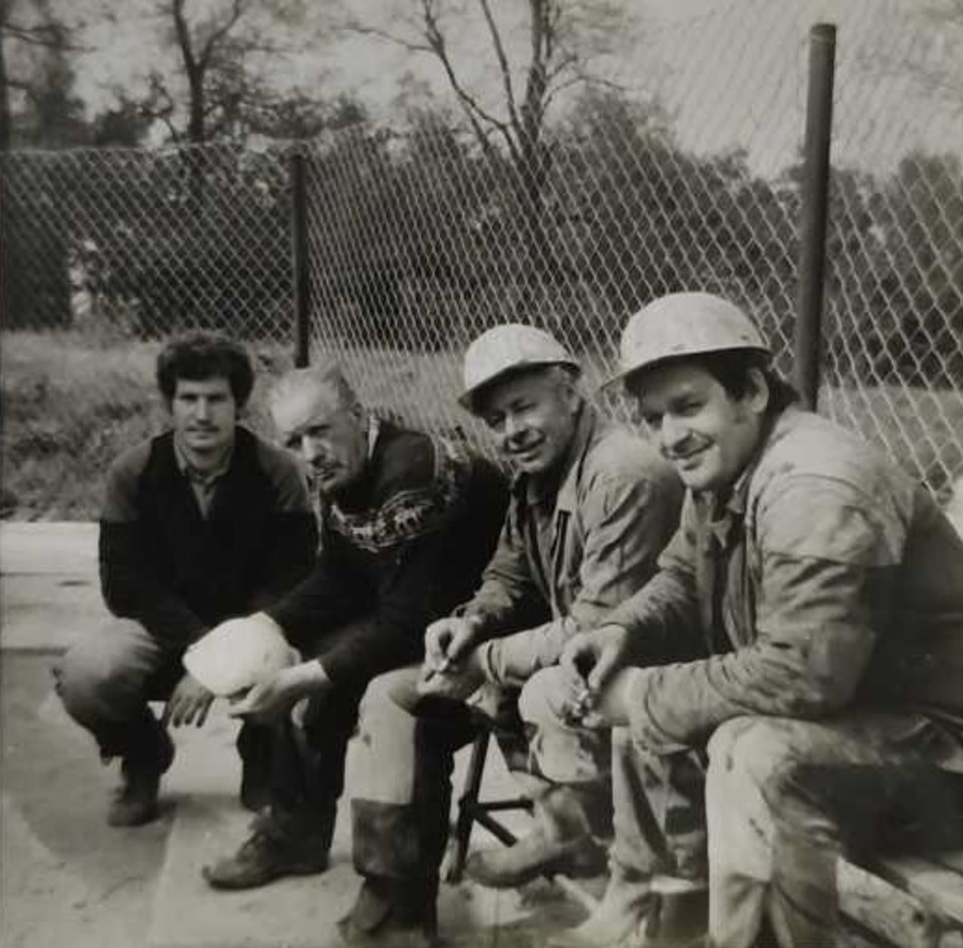 Vratislav Procházka (vlevo) na dole Centrum, rok 1982.