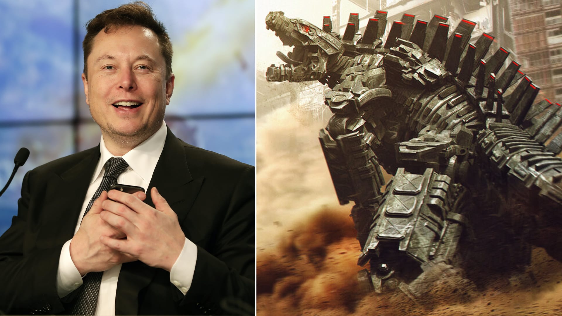 Elon Musk je velkým fandou sci-fi filmů s Godzillou, včetně Mechagodzilly