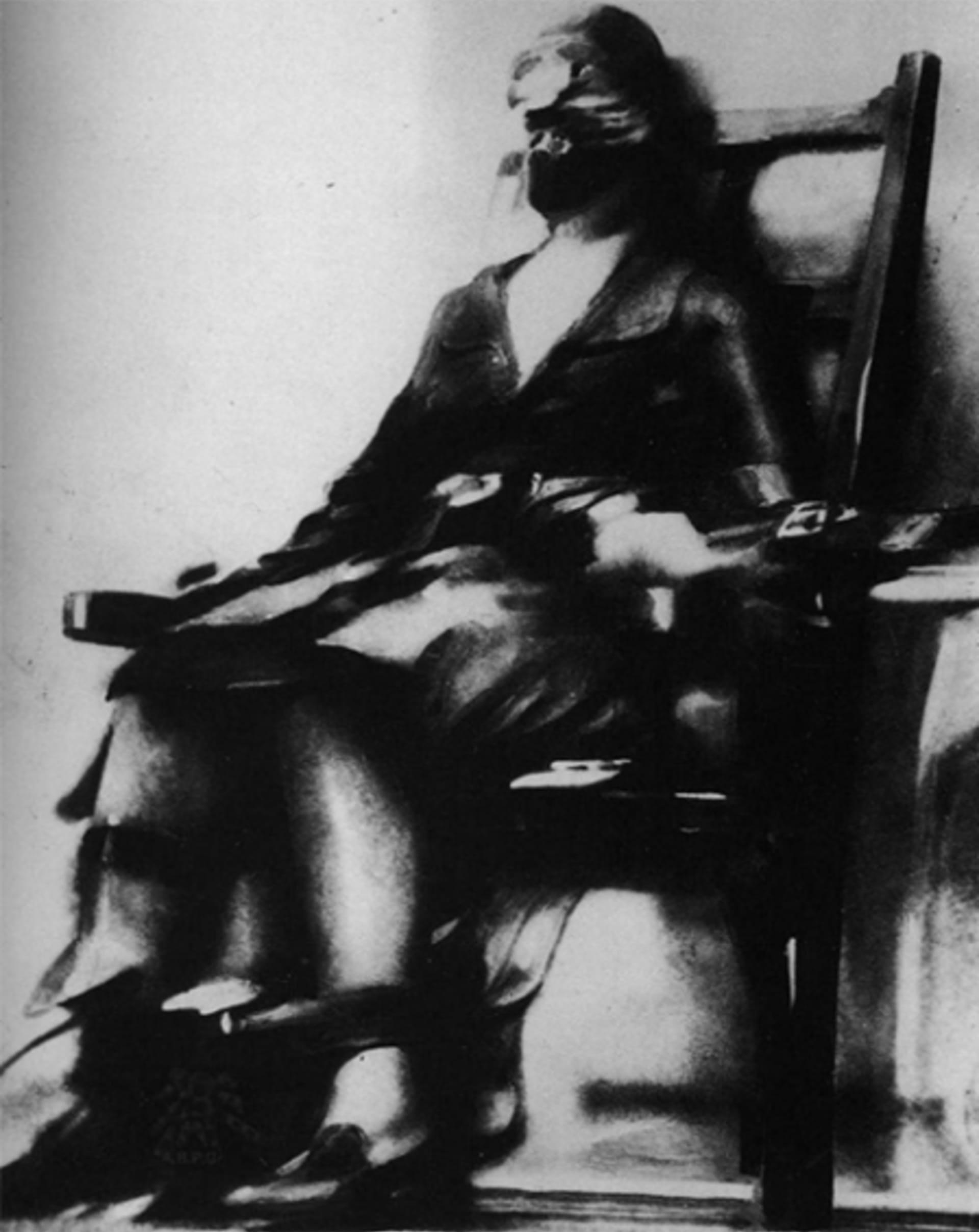 Snímek popravy Ruth Snyder