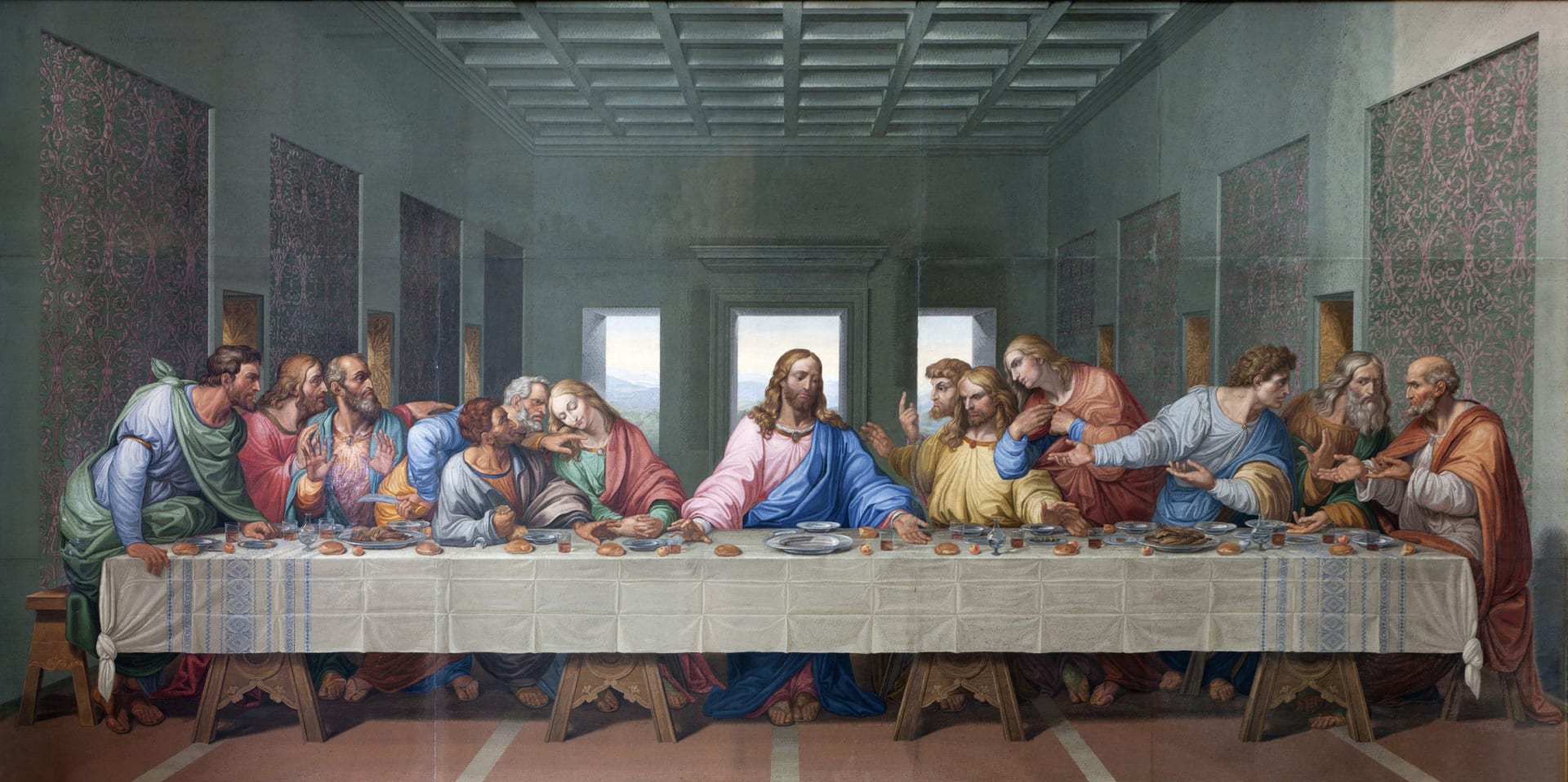 Poslední večeři ikonicky zpracoval Leonardo da Vinci