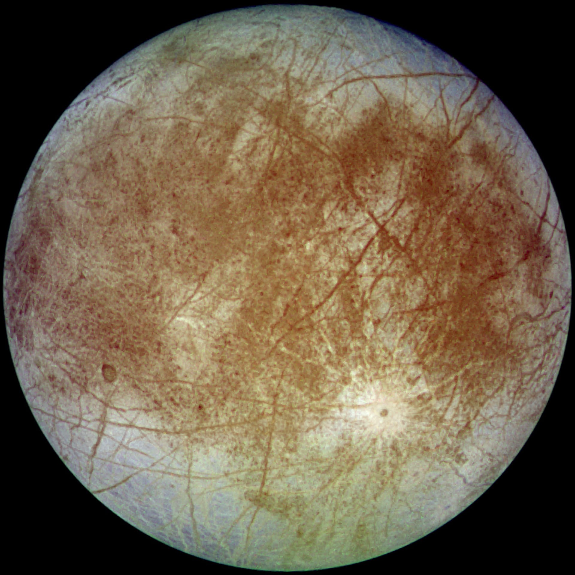 Jupiterův měsíc Europa