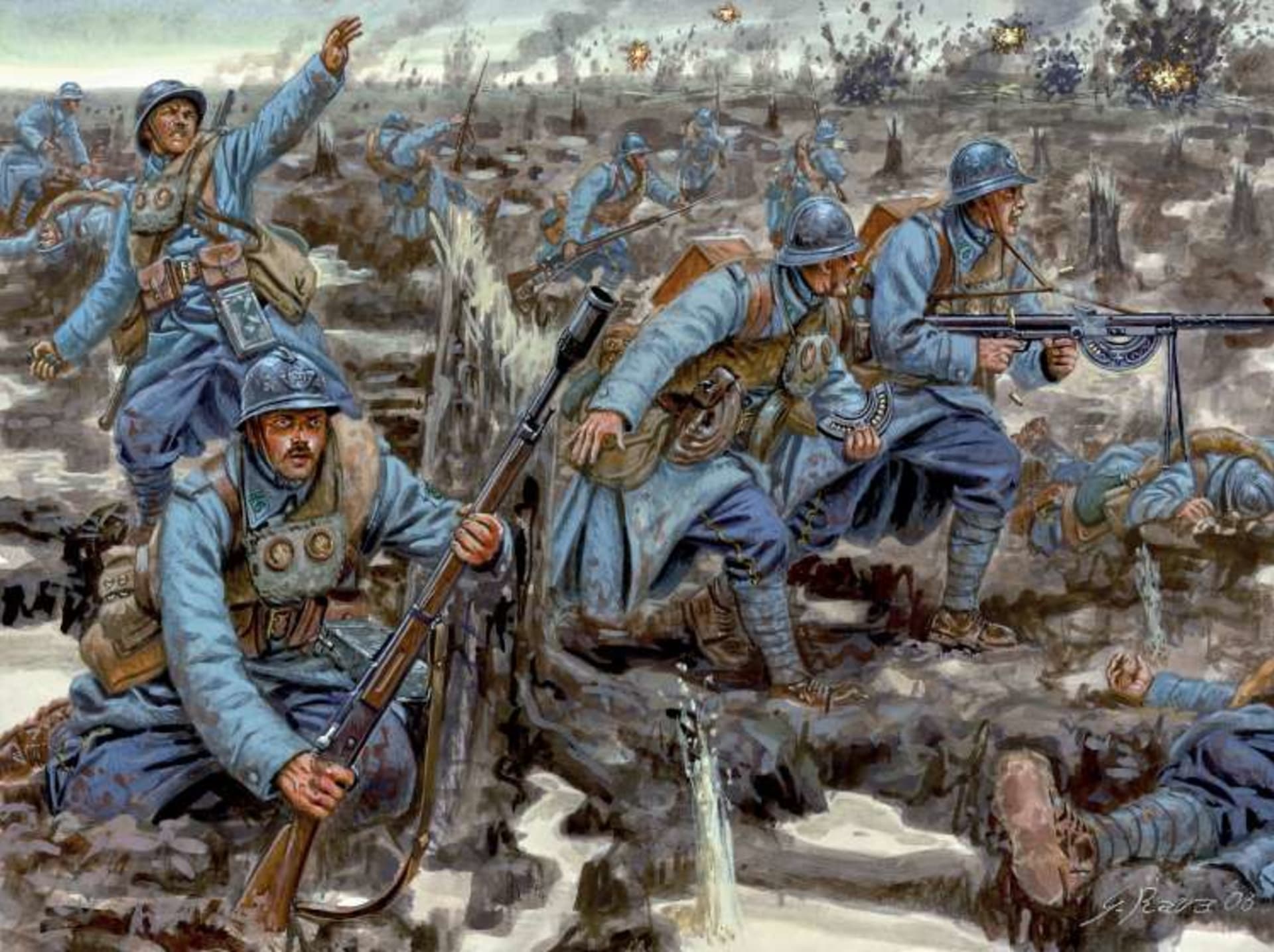Francouzský protiútok v bitvě u Verdunu