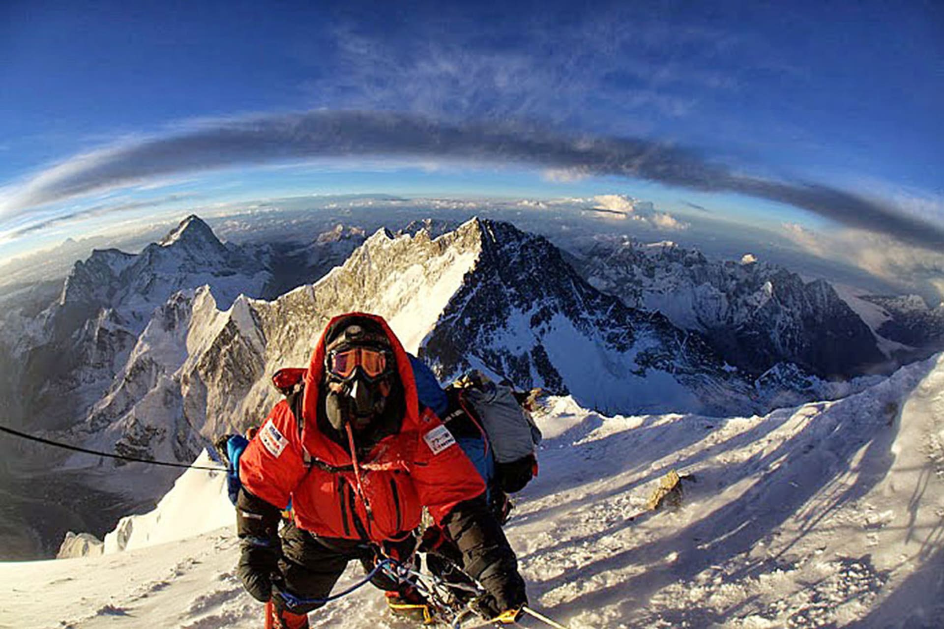 Radost z dobytí Everestu