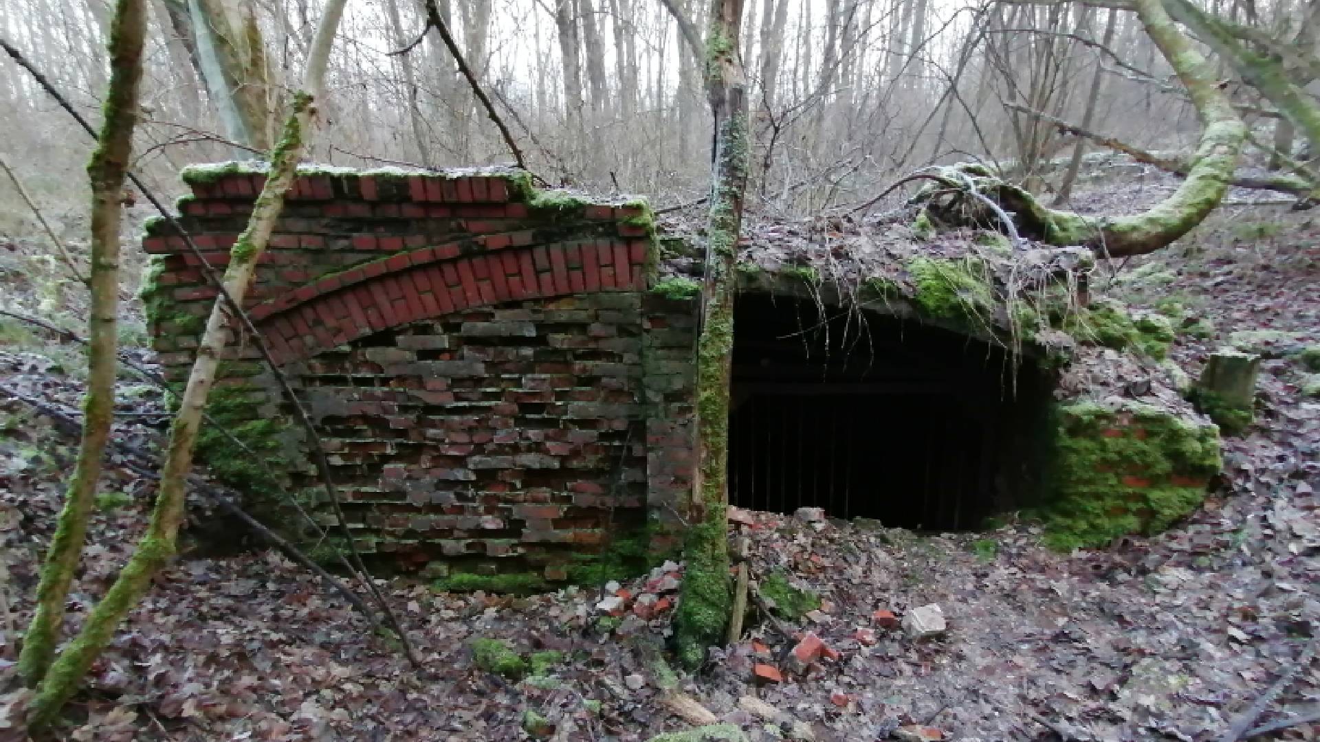 Vstup do největší a nejdelší ze zachovaných podzemních štol