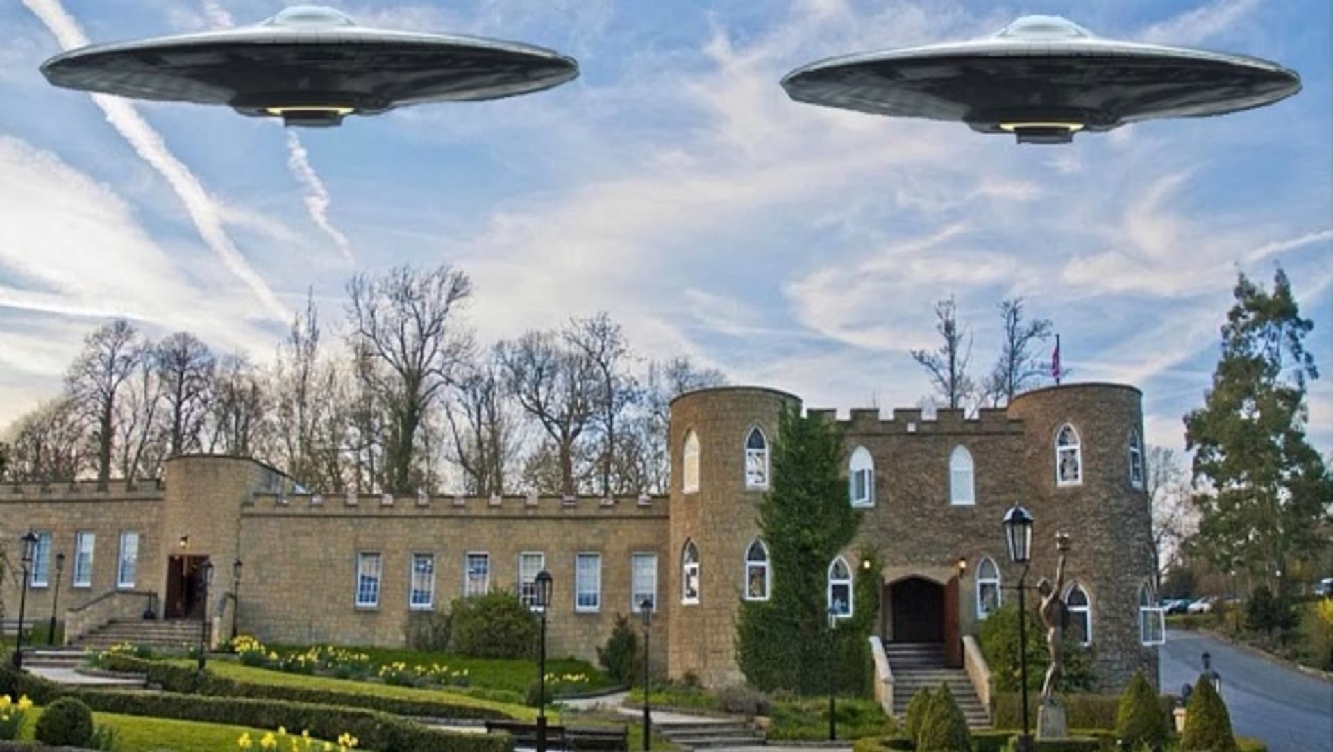 UFO nad domem