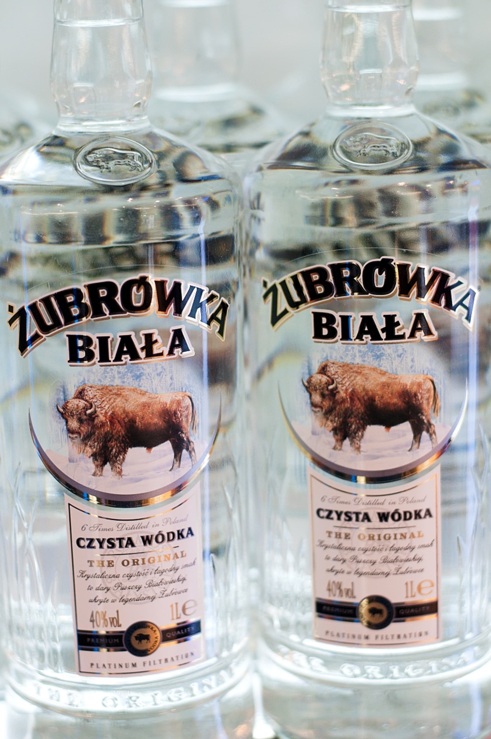 Polská „národní vodka“ Zubrovka