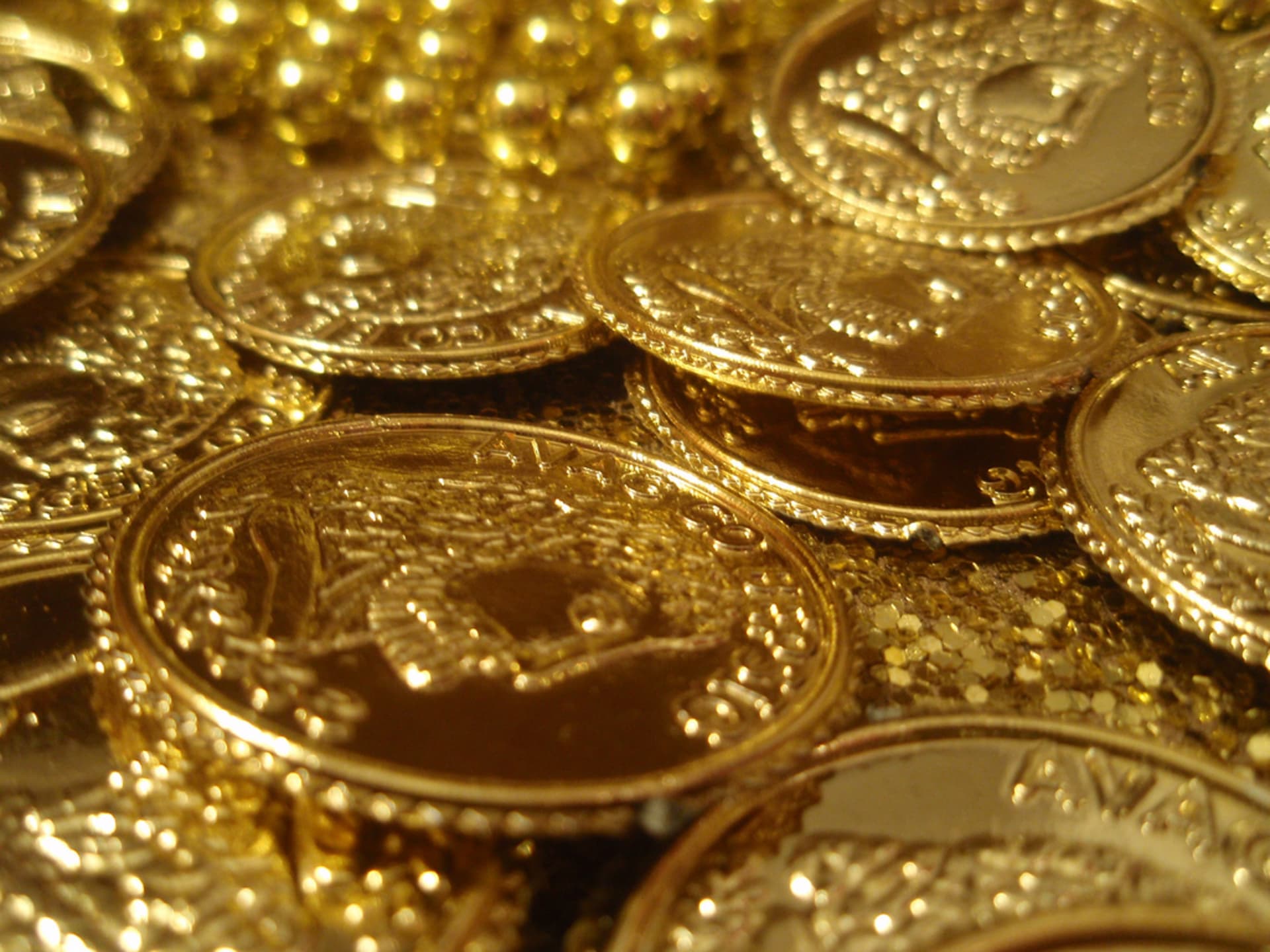 Poklad ze zlatých mincí