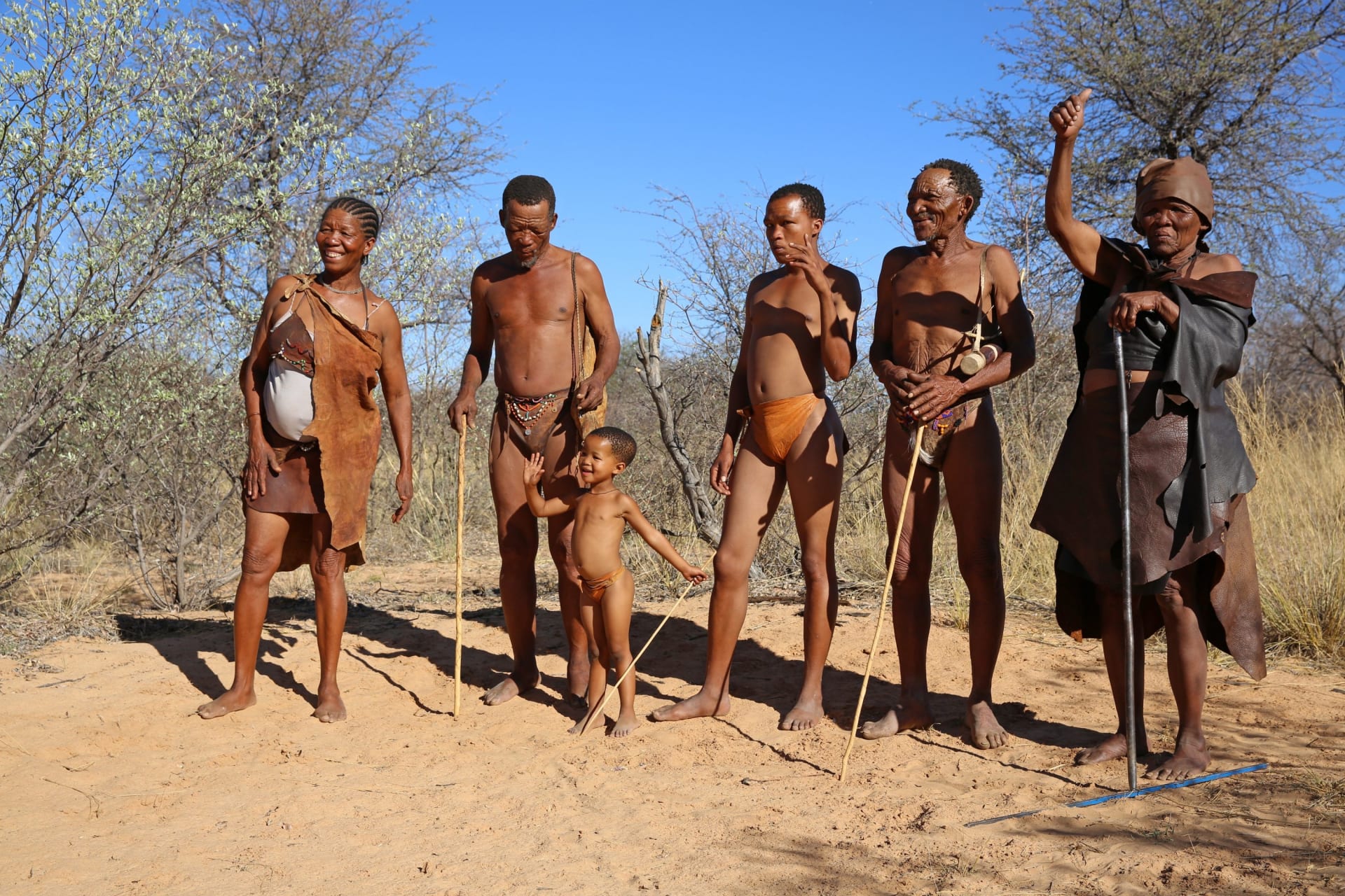 Namibie Caprivi_domorodý kmen