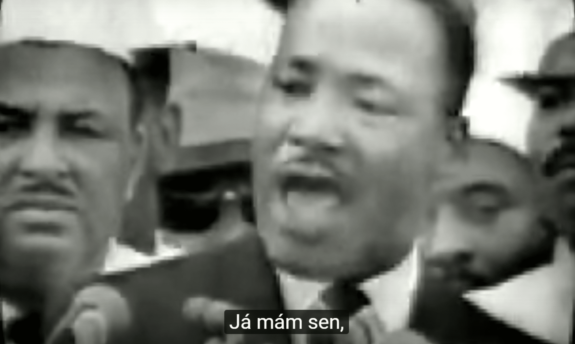 Martin Luther King během svého legendárního projevu