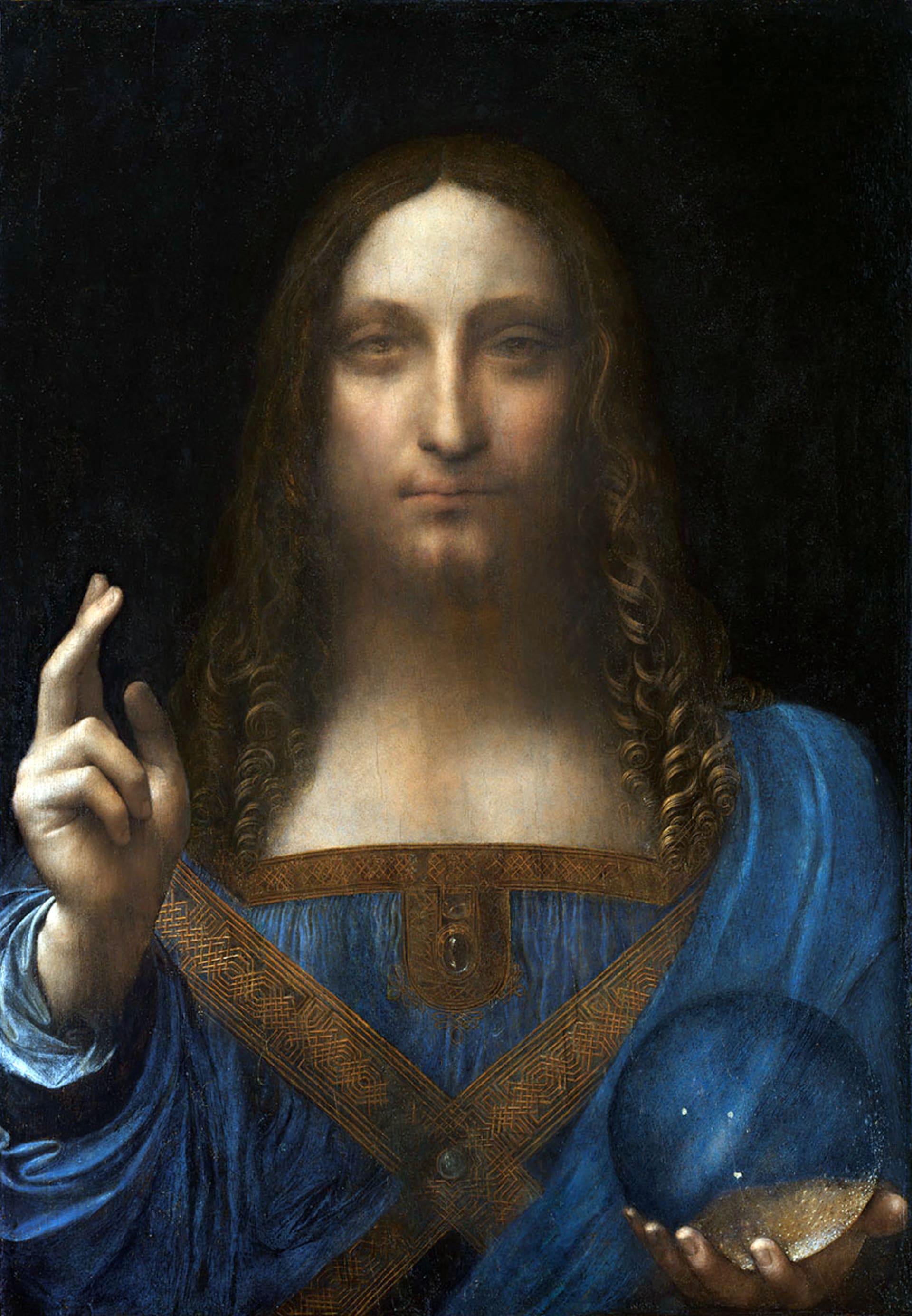 Obraz Leonarda da Vinci Salvator Mundi