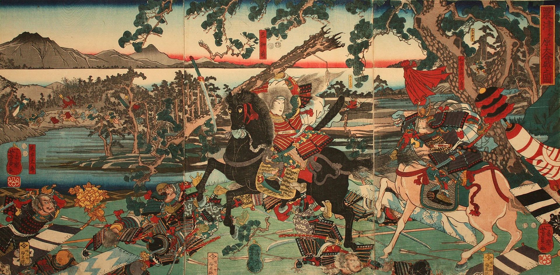 Bitva u Awazuwagara s Tomoe v čele